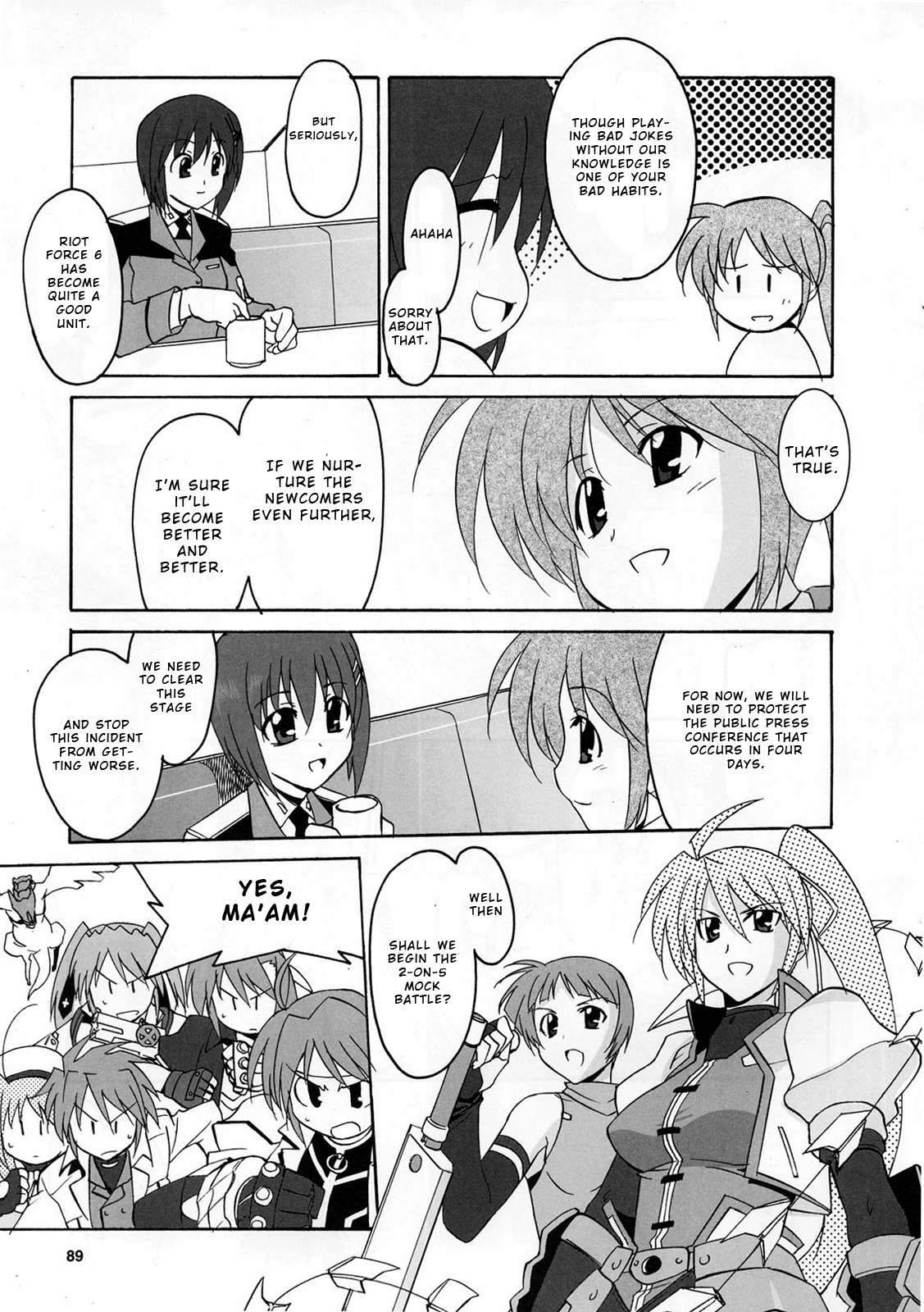 Mahou Shoujo Lyrical Nanoha StrikerS the Comics Chapter 12 page 19 - Chapter 12: Dreams
