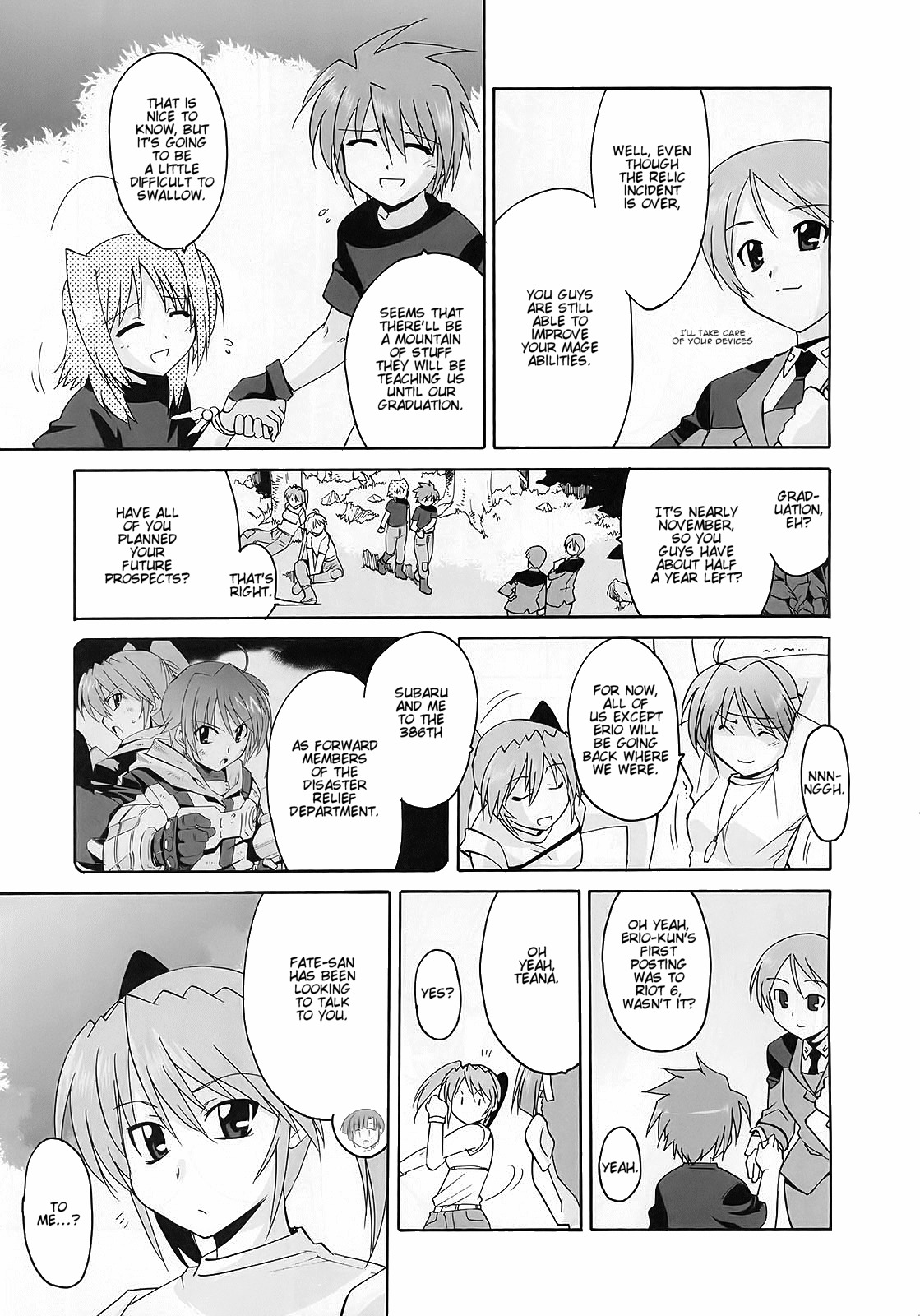 Mahou Shoujo Lyrical Nanoha StrikerS the Comics Chapter 13 page 12 - Chapter 13: The day after (I)