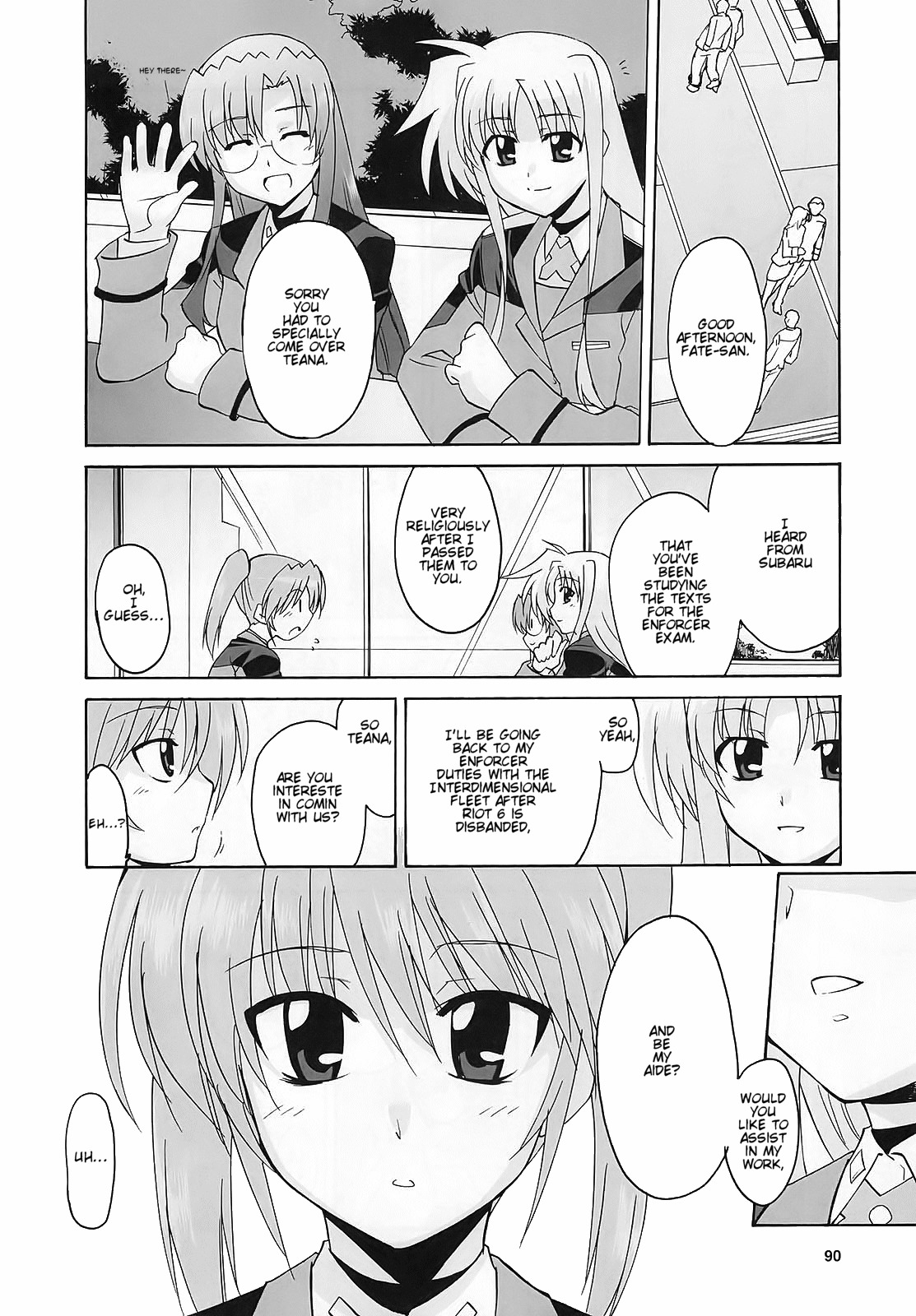 Mahou Shoujo Lyrical Nanoha StrikerS the Comics Chapter 13 page 13 - Chapter 13: The day after (I)