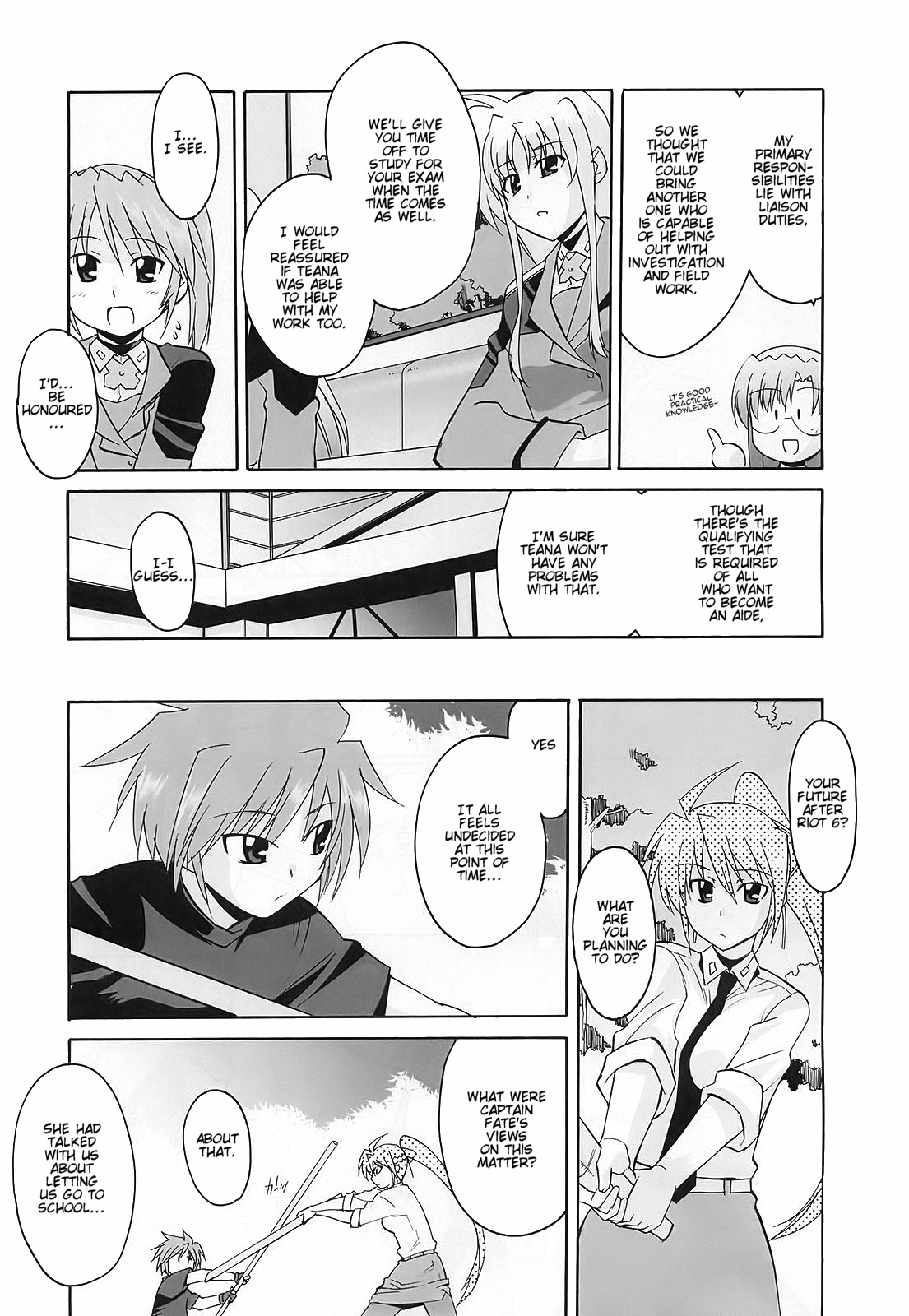 Mahou Shoujo Lyrical Nanoha StrikerS the Comics Chapter 13 page 14 - Chapter 13: The day after (I)