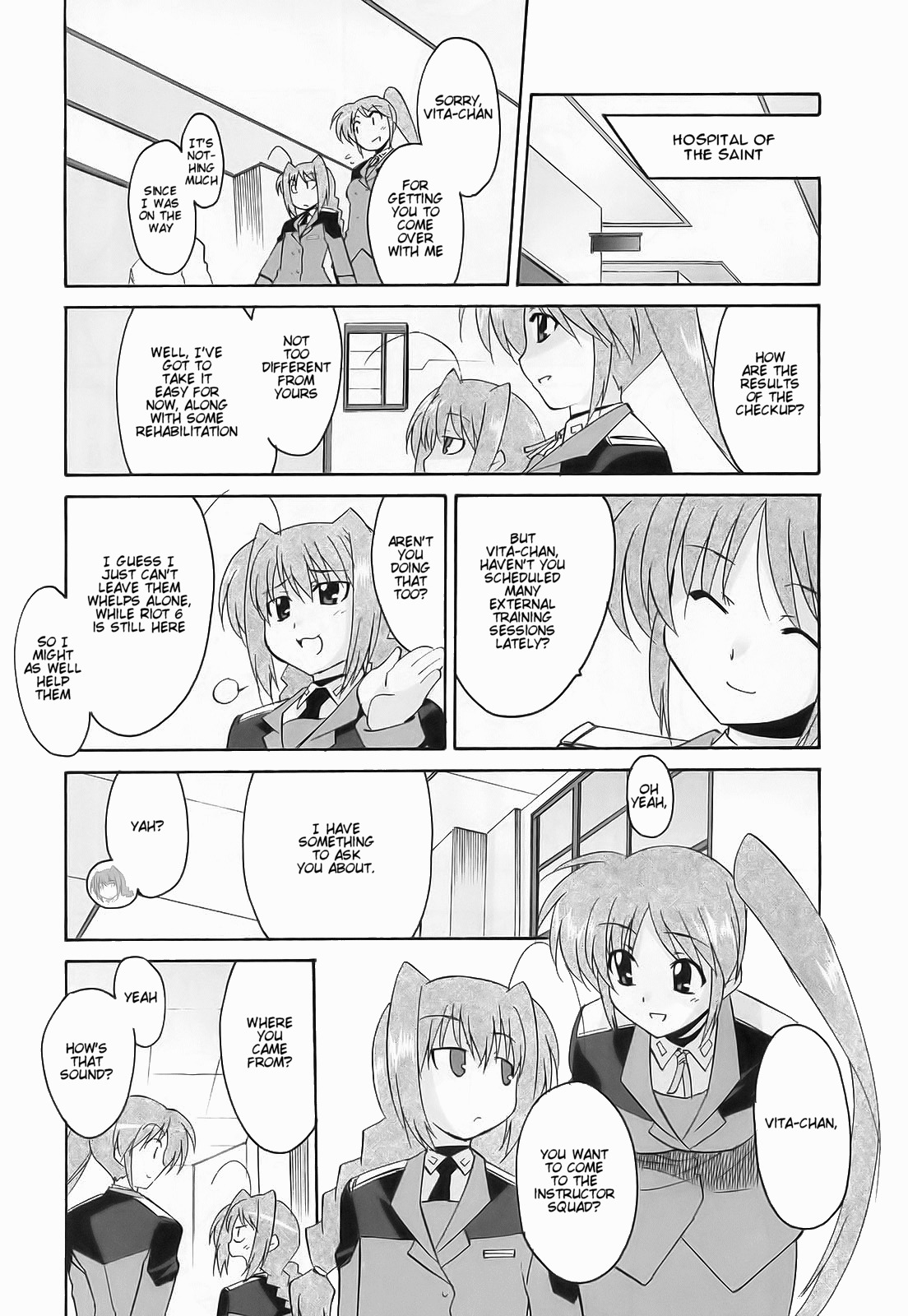 Mahou Shoujo Lyrical Nanoha StrikerS the Comics Chapter 13 page 22 - Chapter 13: The day after (I)