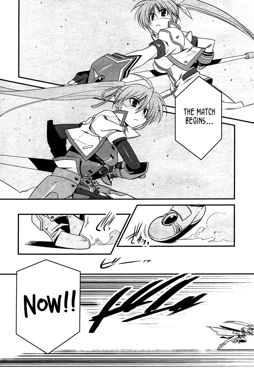 Mahou Shoujo Lyrical Nanoha StrikerS the Comics Chapter 14.5 page 10 - Chapter 14.5: Battle Technique Disclosure Fair
