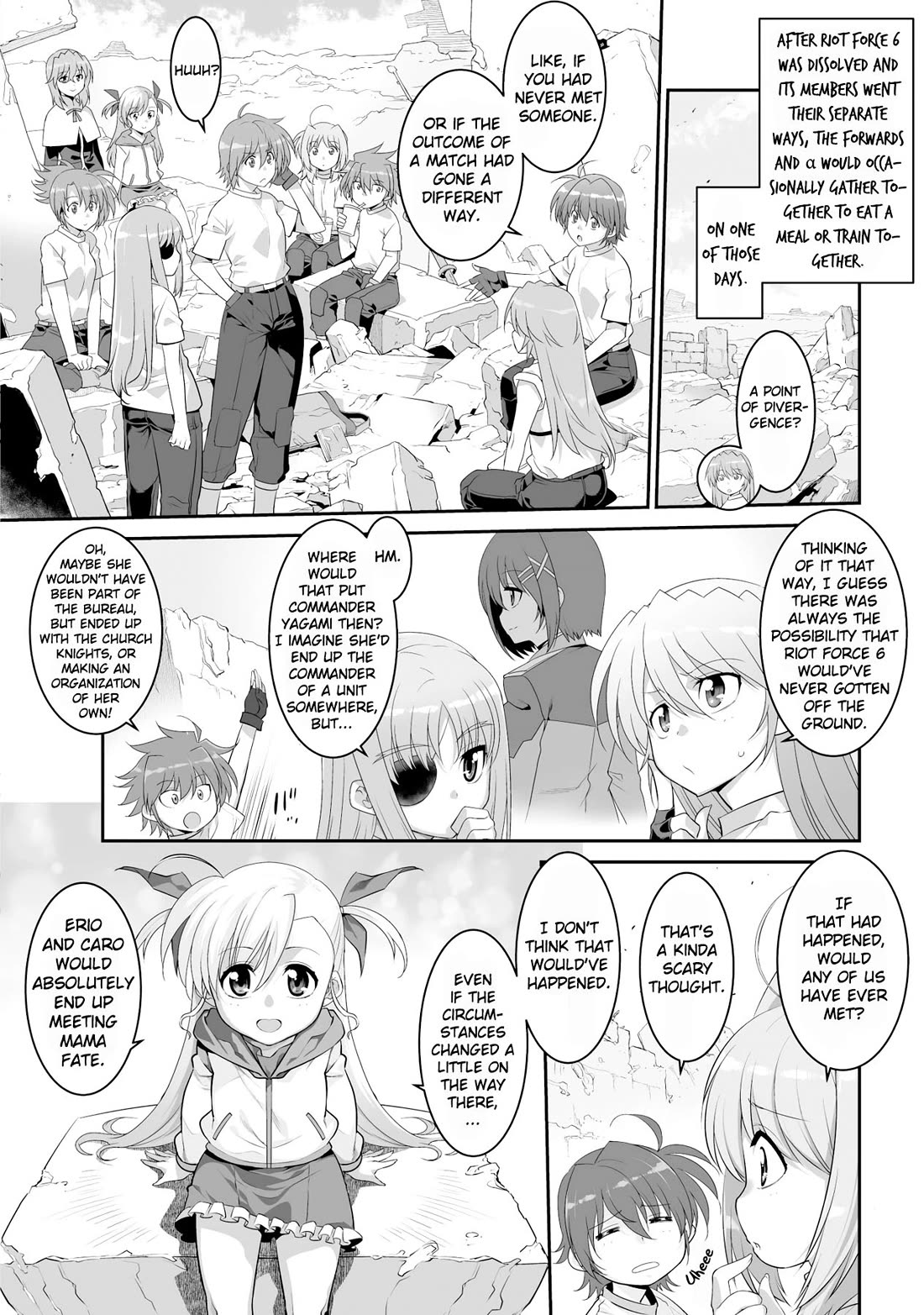 Mahou Shoujo Lyrical Nanoha StrikerS the Comics Chapter 14.6 page 1 - Chapter 14.6