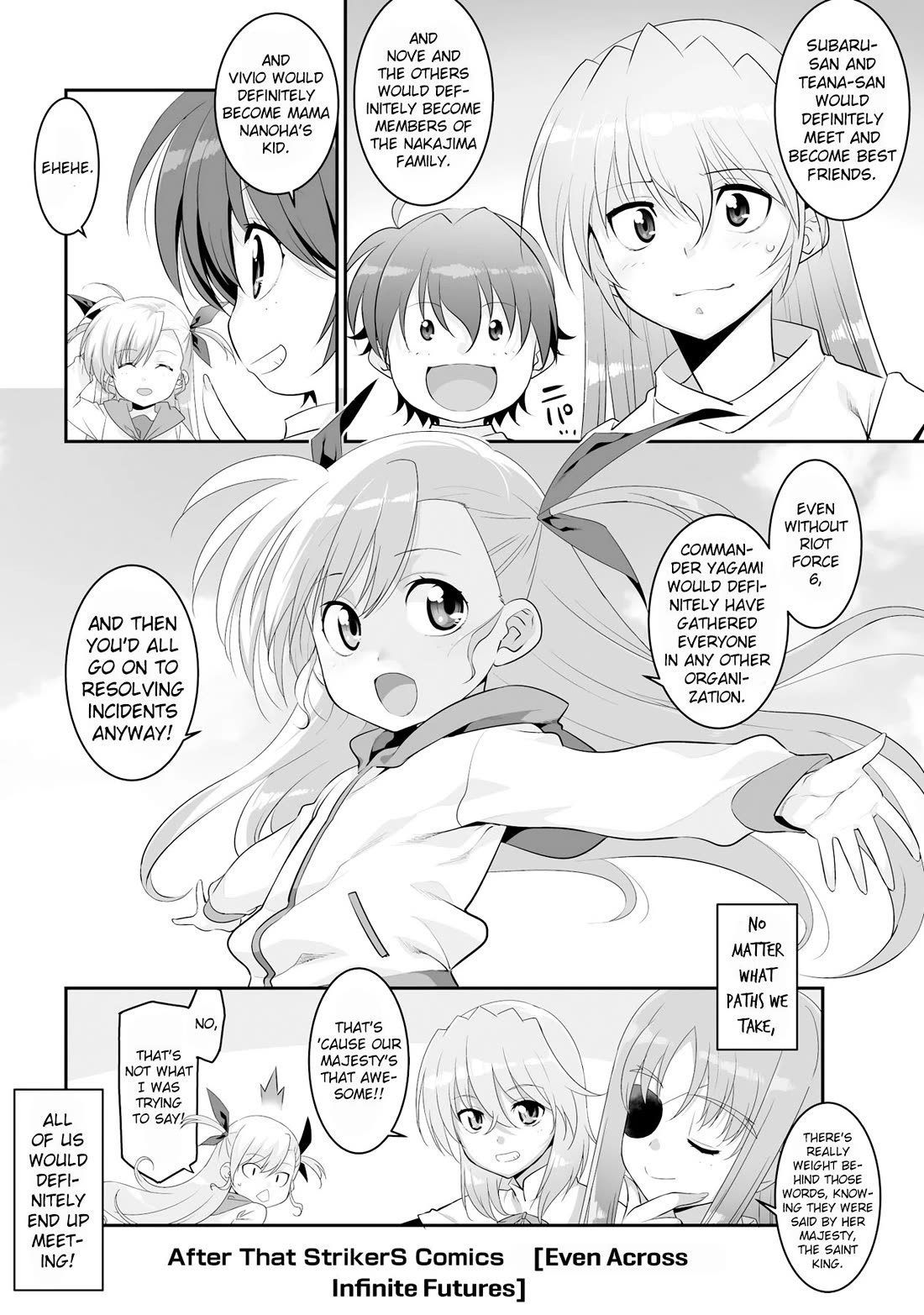 Mahou Shoujo Lyrical Nanoha StrikerS the Comics Chapter 14.6 page 2 - Chapter 14.6
