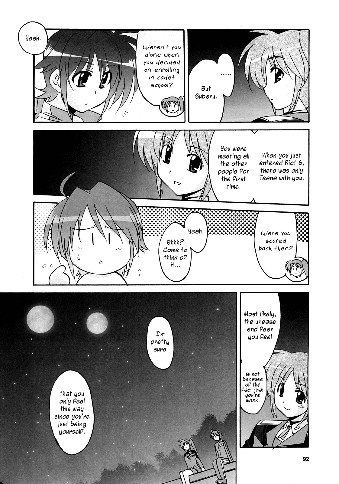 Mahou Shoujo Lyrical Nanoha StrikerS the Comics Chapter 14 page 12 - Chapter 14: The day after (II)