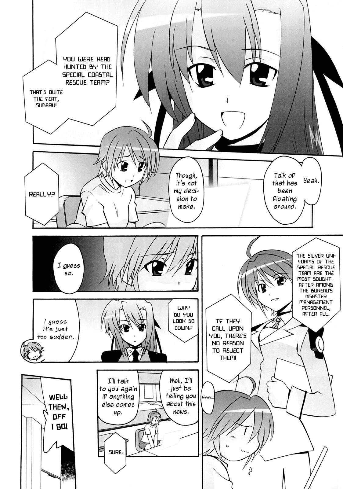 Mahou Shoujo Lyrical Nanoha StrikerS the Comics Chapter 14 page 2 - Chapter 14: The day after (II)