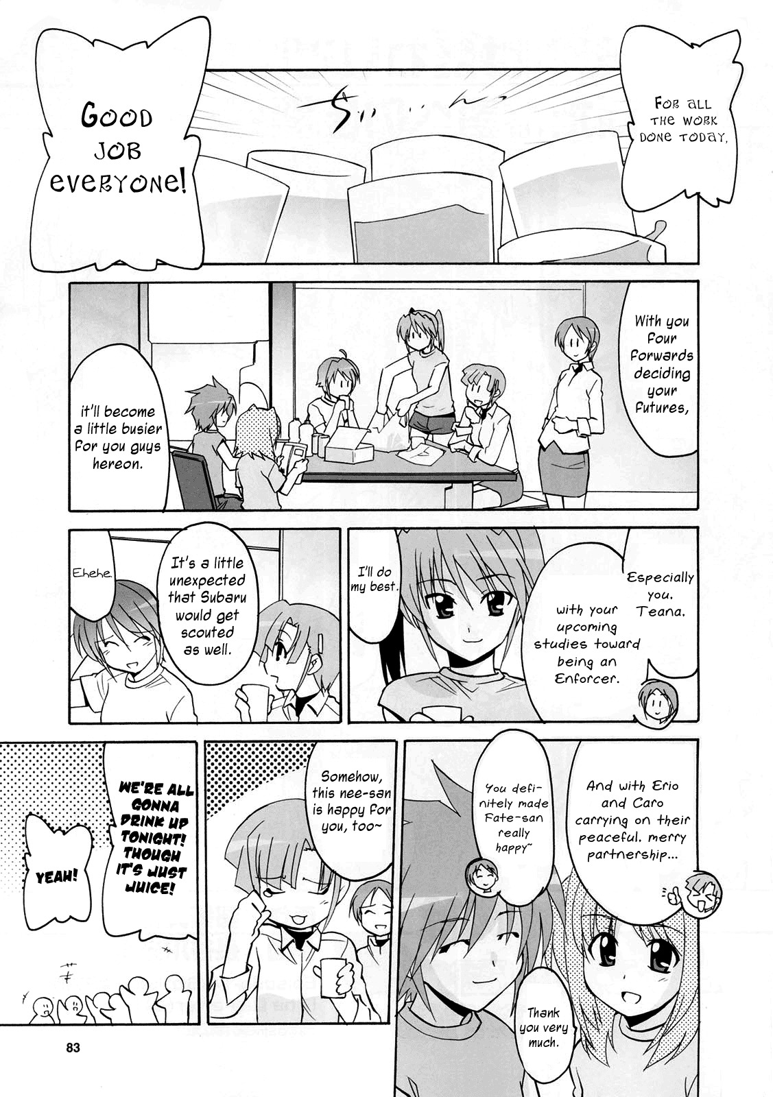 Mahou Shoujo Lyrical Nanoha StrikerS the Comics Chapter 14 page 3 - Chapter 14: The day after (II)