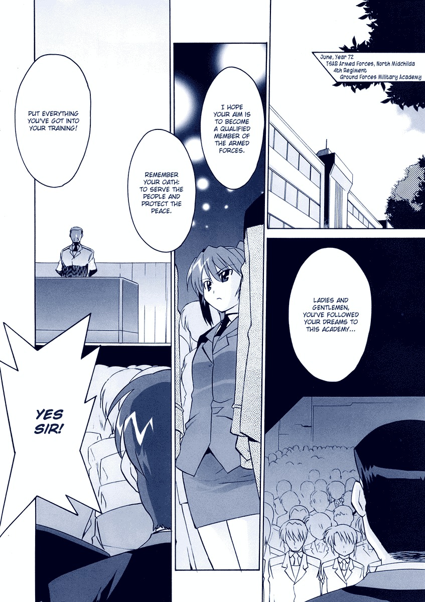 Mahou Shoujo Lyrical Nanoha StrikerS the Comics Chapter 4 page 2 - Chapter 4: Starting Stars, phase-1