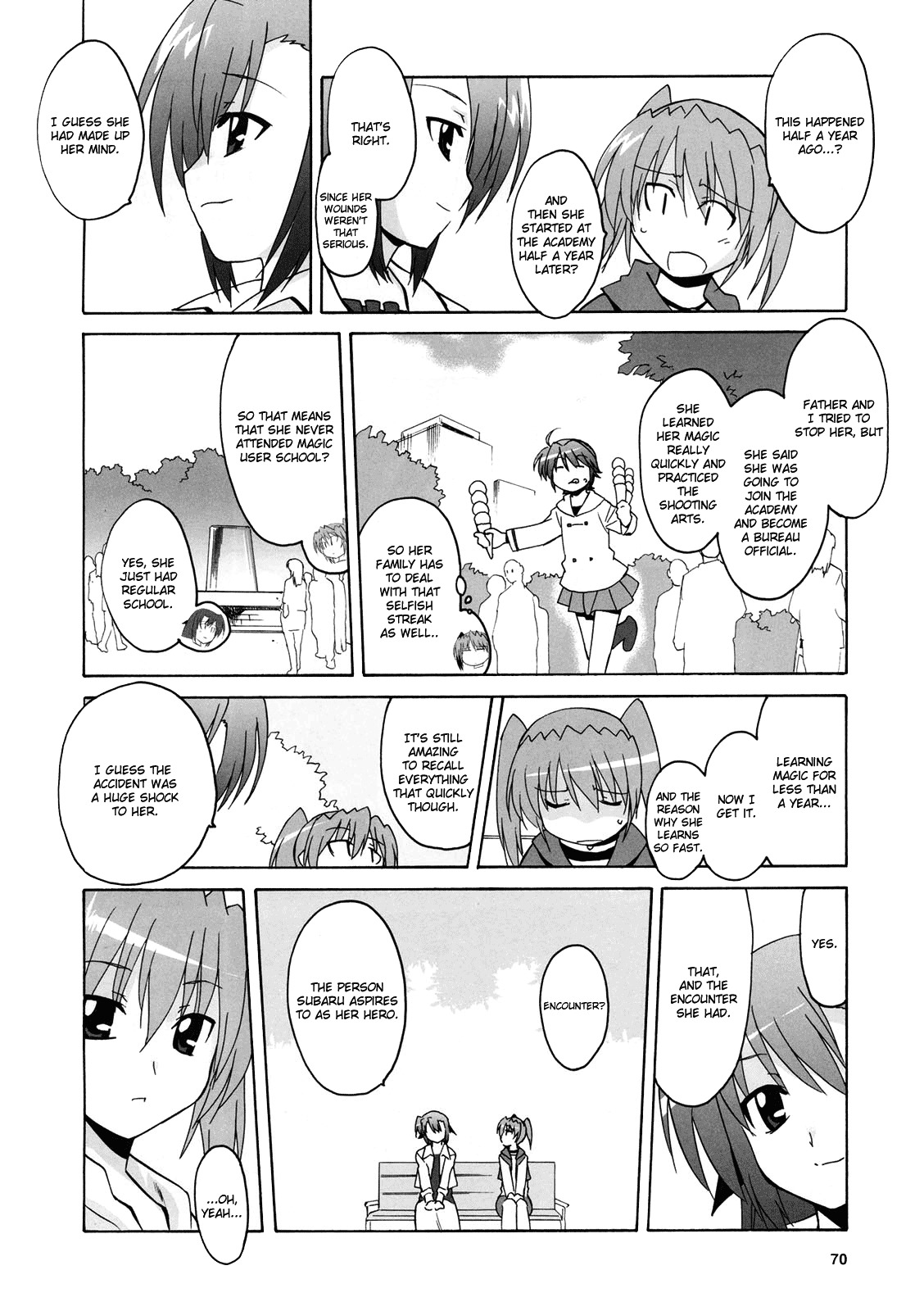 Mahou Shoujo Lyrical Nanoha StrikerS the Comics Chapter 6 page 14 - Chapter 6: Starting Stars, phase-3