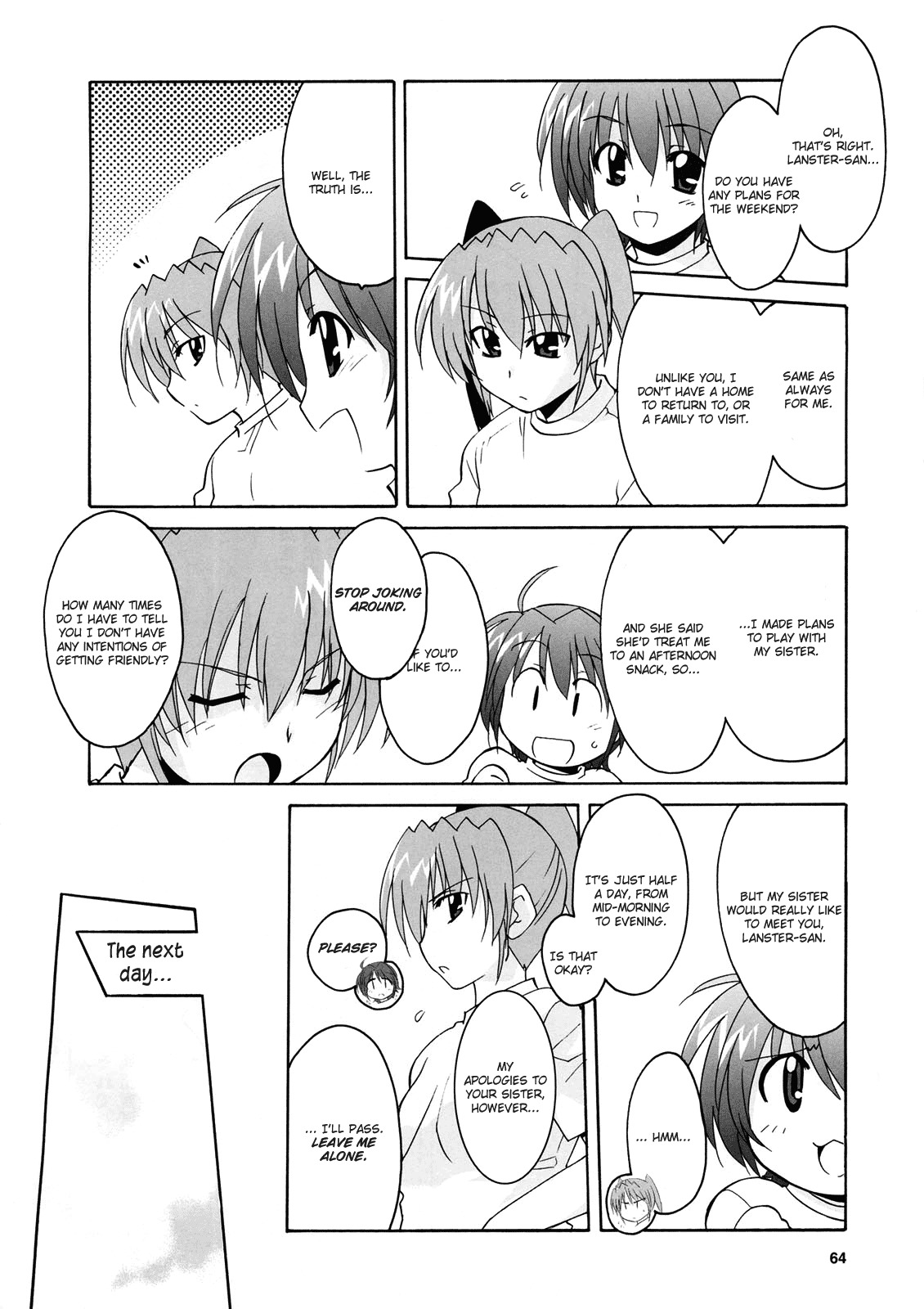 Mahou Shoujo Lyrical Nanoha StrikerS the Comics Chapter 6 page 8 - Chapter 6: Starting Stars, phase-3