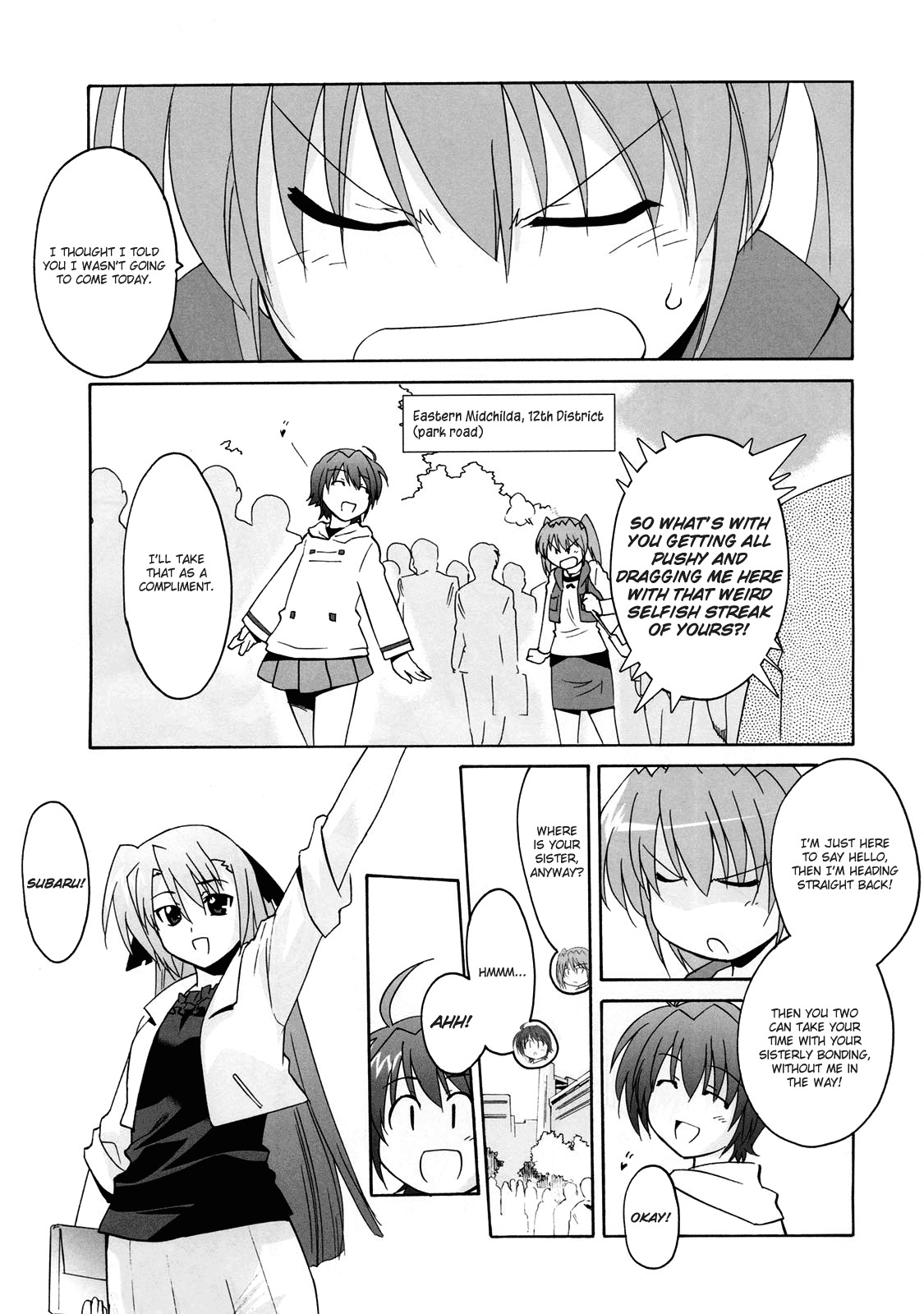 Mahou Shoujo Lyrical Nanoha StrikerS the Comics Chapter 6 page 9 - Chapter 6: Starting Stars, phase-3