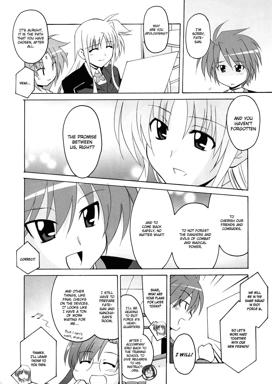 Mahou Shoujo Lyrical Nanoha StrikerS the Comics Chapter 7 page 12 - Chapter 7: Standby Riot6