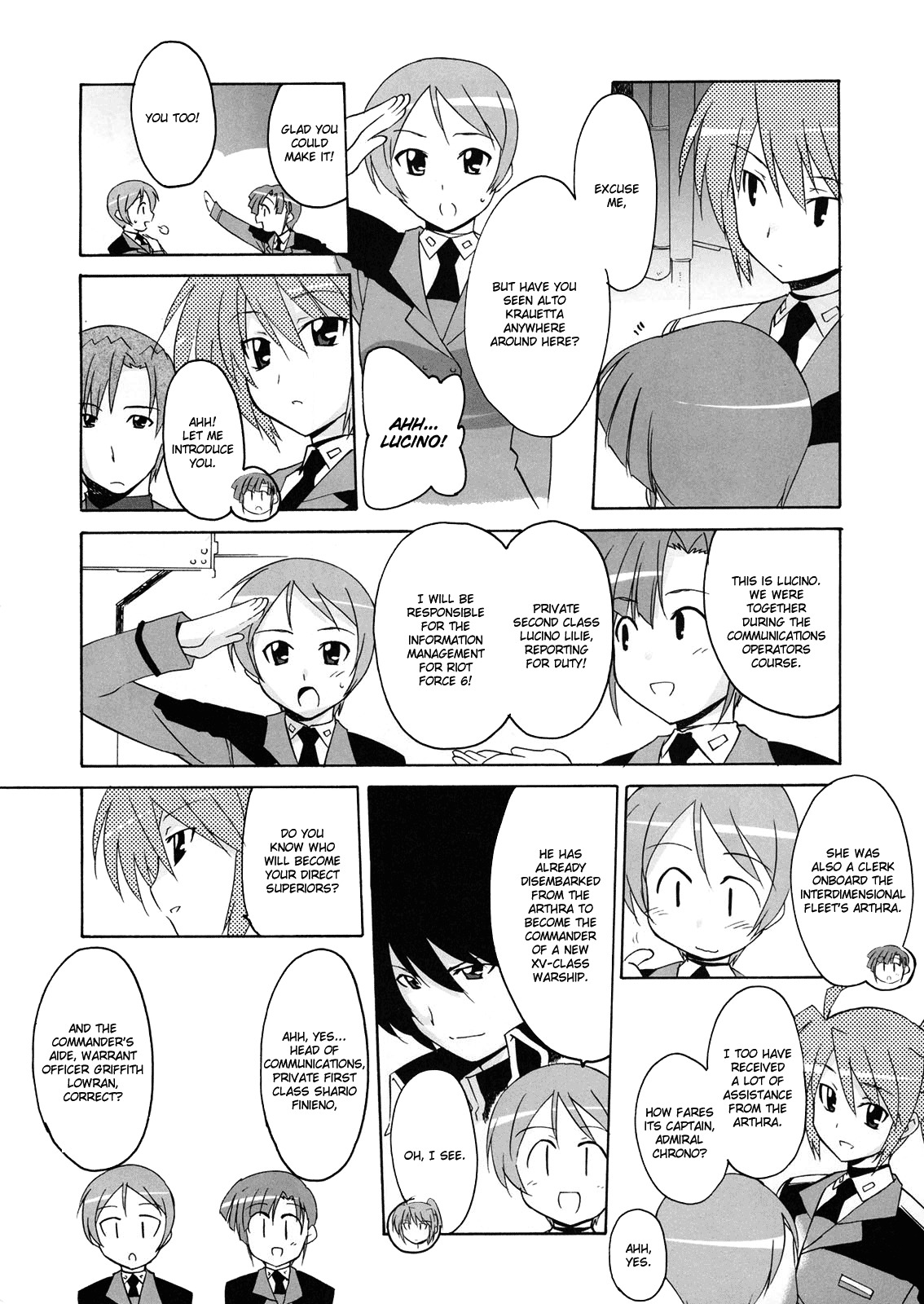 Mahou Shoujo Lyrical Nanoha StrikerS the Comics Chapter 7 page 6 - Chapter 7: Standby Riot6