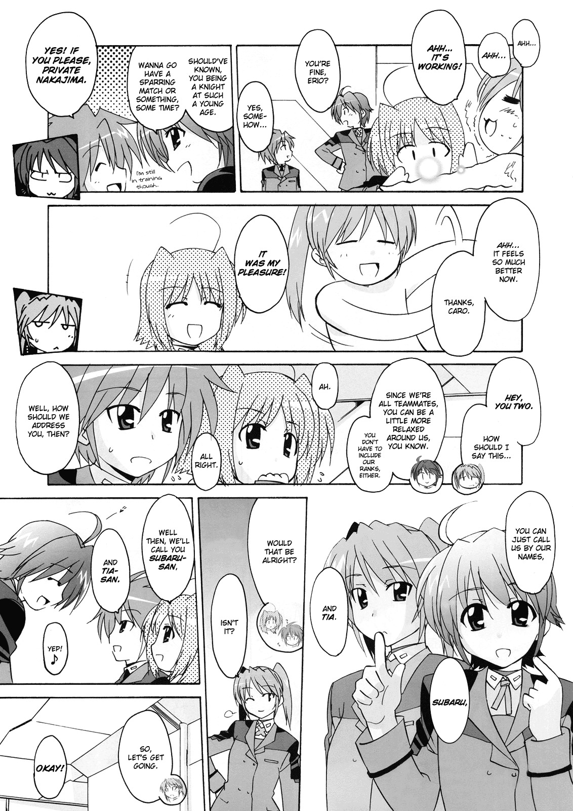 Mahou Shoujo Lyrical Nanoha StrikerS the Comics Chapter 8 page 19 - Chapter 8: New days