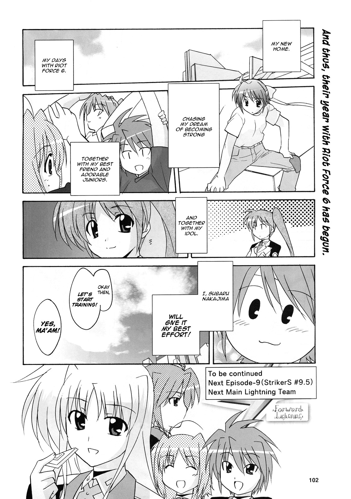 Mahou Shoujo Lyrical Nanoha StrikerS the Comics Chapter 8 page 32 - Chapter 8: New days