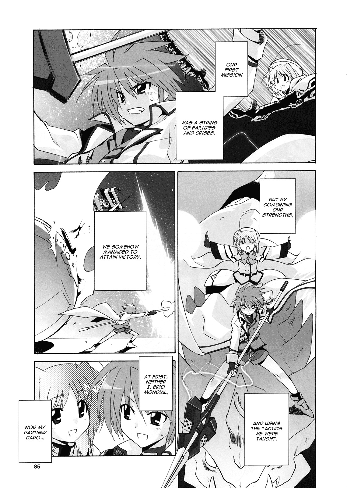 Mahou Shoujo Lyrical Nanoha StrikerS the Comics Chapter 9 page 1 - Chapter 9: Lightning heart