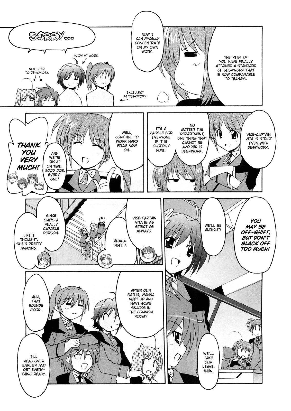 Mahou Shoujo Lyrical Nanoha StrikerS the Comics Chapter 9 page 7 - Chapter 9: Lightning heart