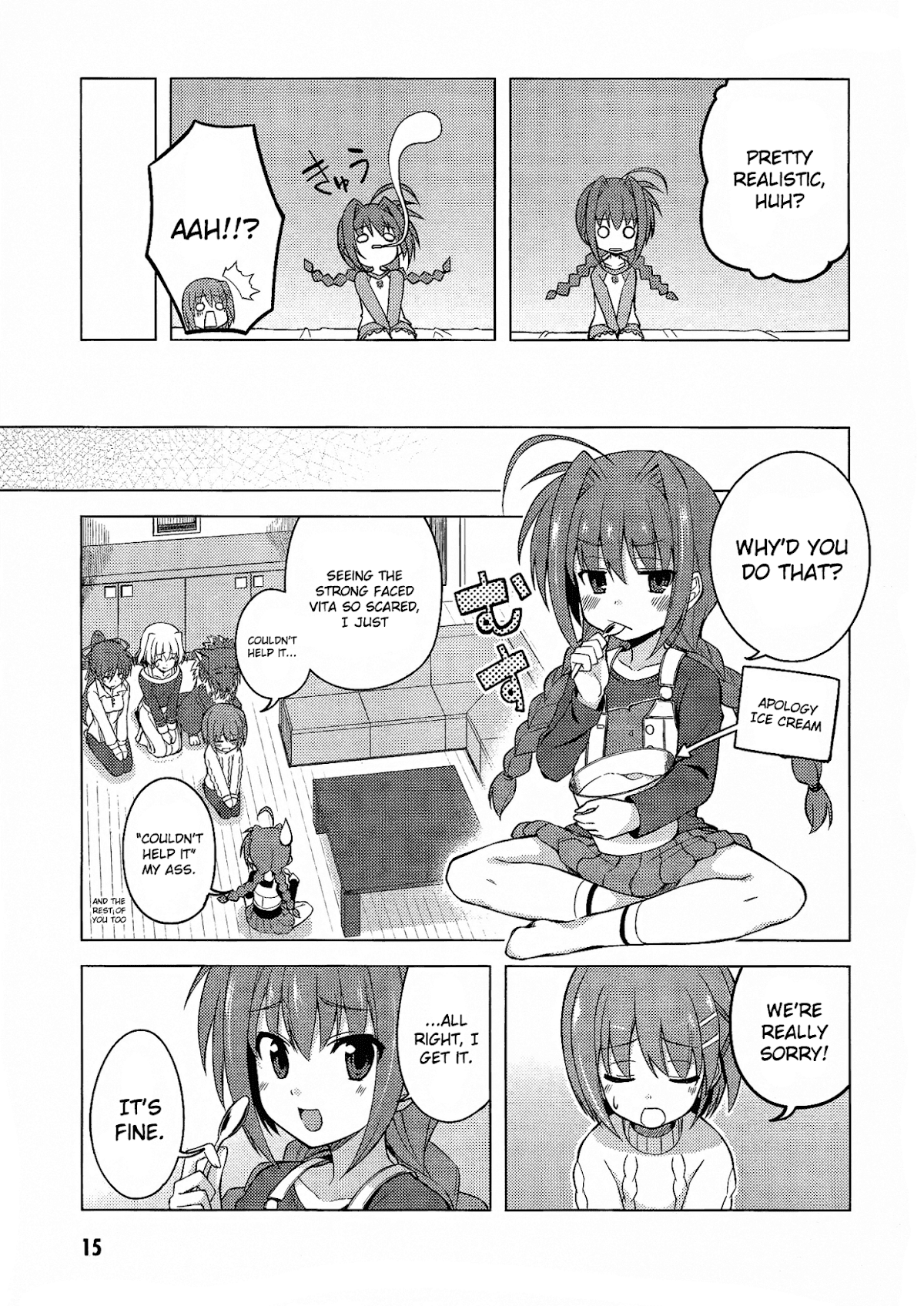 Mahou Shoujo Lyrical Nanoha: The Movie Comic a la Carte Chapter 1.2 page 11 - Chapter 1 v2 : Ghost Panic, by TAKINO Daisuke