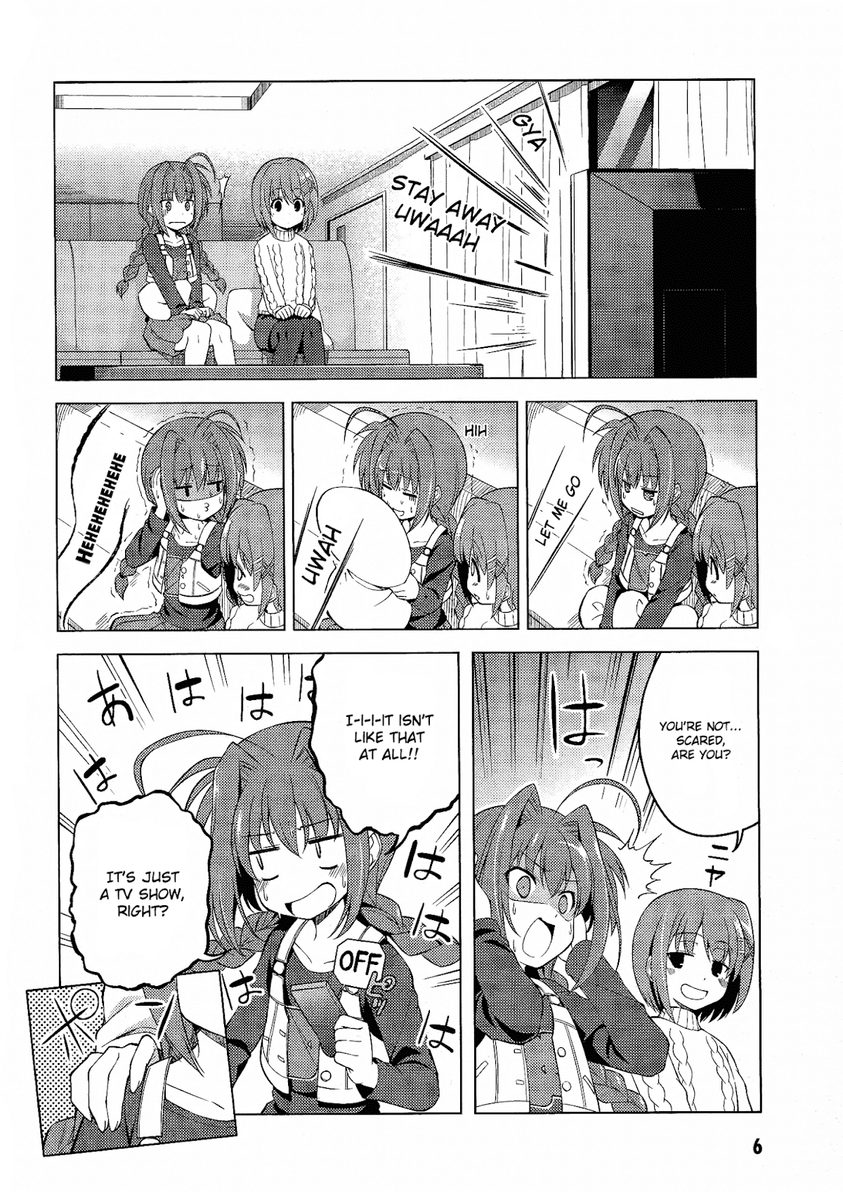 Mahou Shoujo Lyrical Nanoha: The Movie Comic a la Carte Chapter 1.2 page 2 - Chapter 1 v2 : Ghost Panic, by TAKINO Daisuke