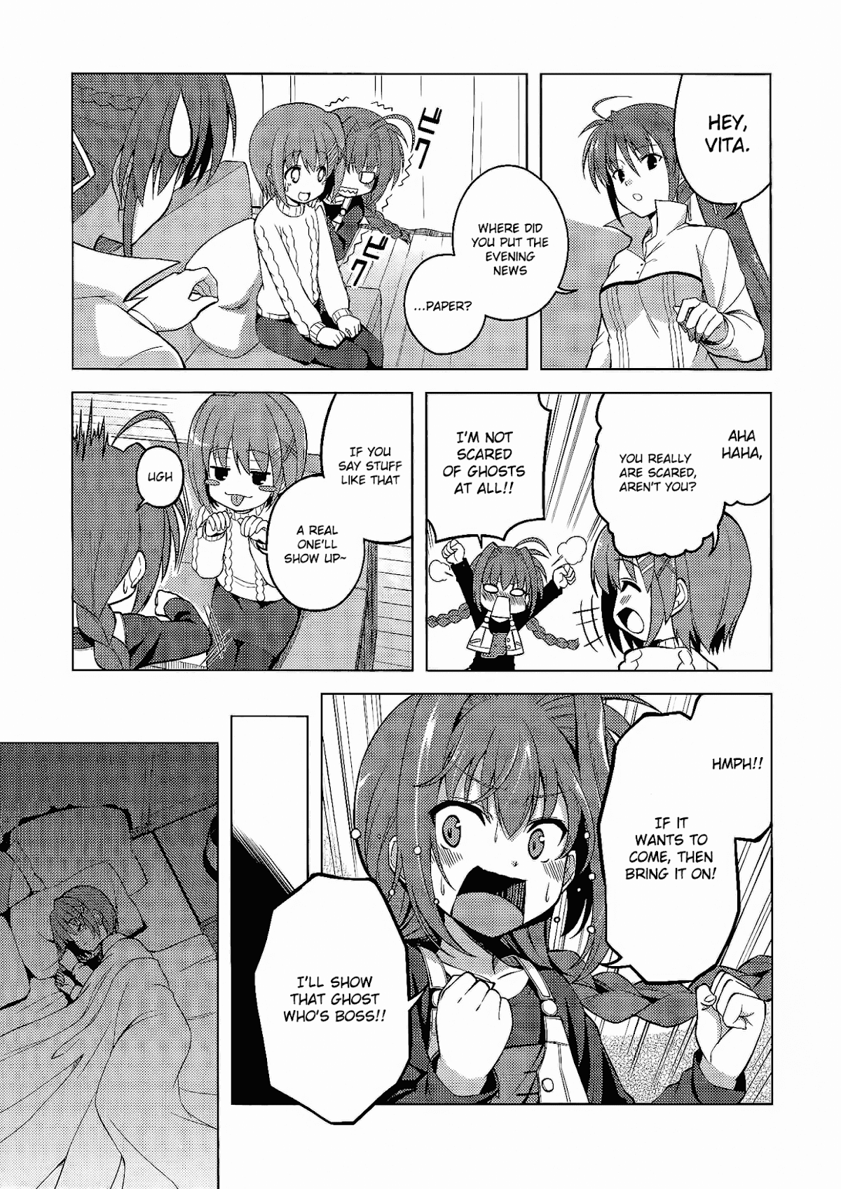 Mahou Shoujo Lyrical Nanoha: The Movie Comic a la Carte Chapter 1.2 page 3 - Chapter 1 v2 : Ghost Panic, by TAKINO Daisuke