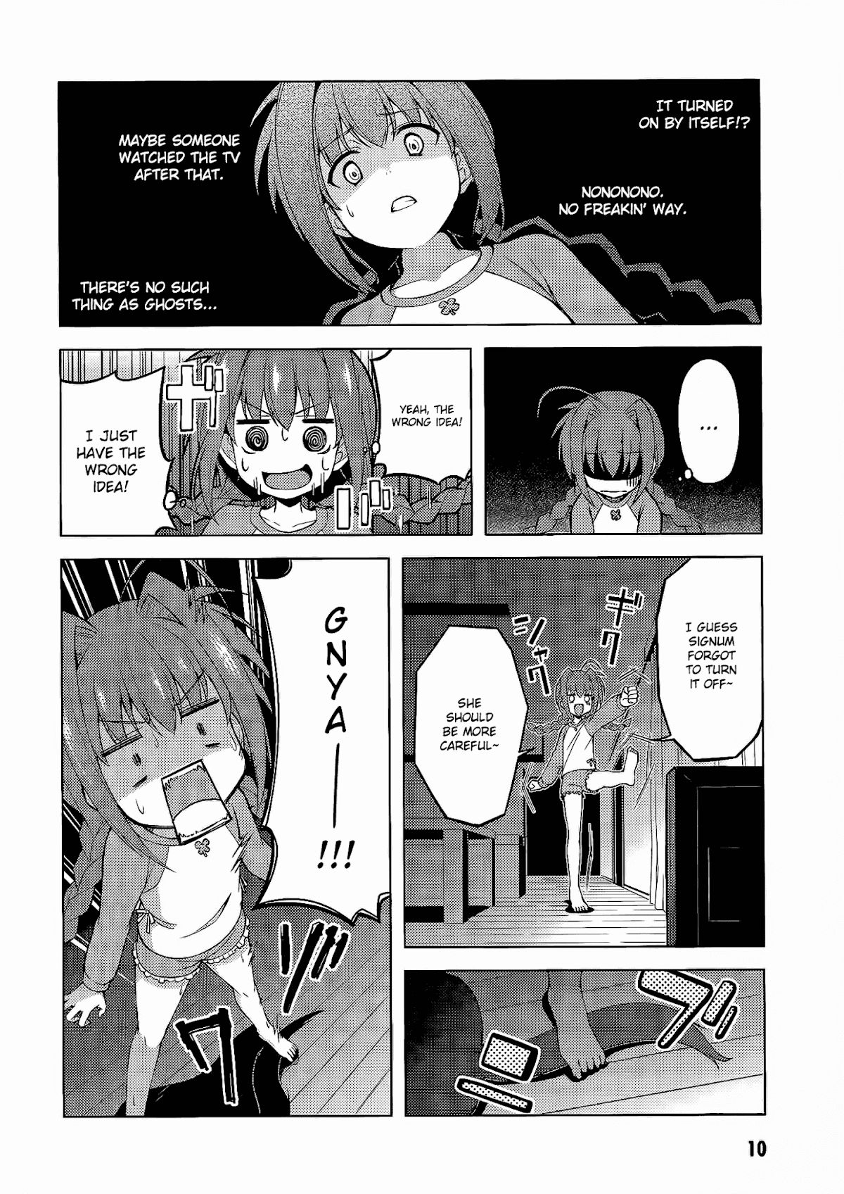 Mahou Shoujo Lyrical Nanoha: The Movie Comic a la Carte Chapter 1.2 page 6 - Chapter 1 v2 : Ghost Panic, by TAKINO Daisuke