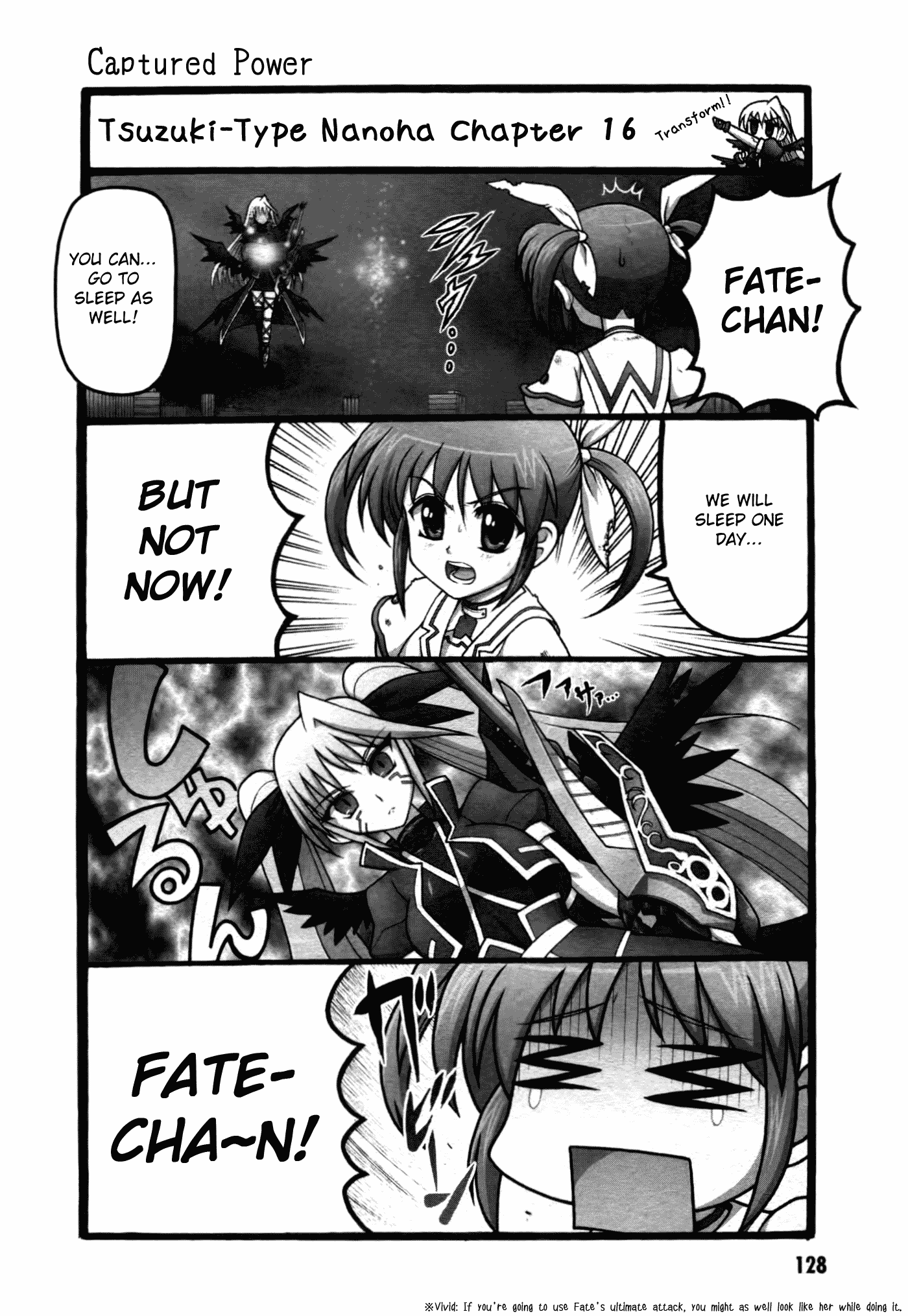 Mahou Shoujo Lyrical Nanoha: The Movie Comic a la Carte Chapter 12.2 page 10 - Chapter 12 v2 : Tsuzuki-Type Nanoha (With Translator Notes)