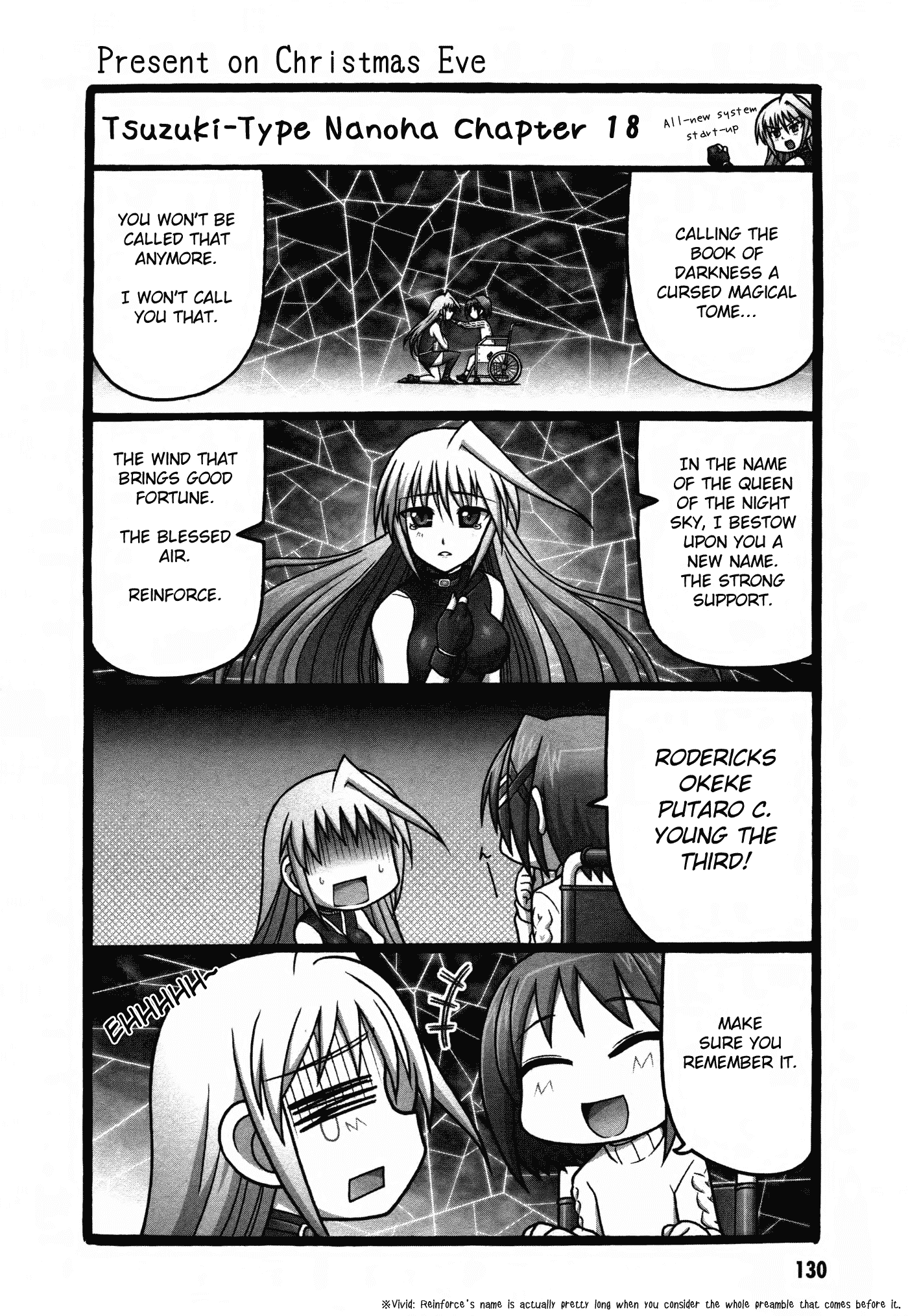 Mahou Shoujo Lyrical Nanoha: The Movie Comic a la Carte Chapter 12.2 page 12 - Chapter 12 v2 : Tsuzuki-Type Nanoha (With Translator Notes)