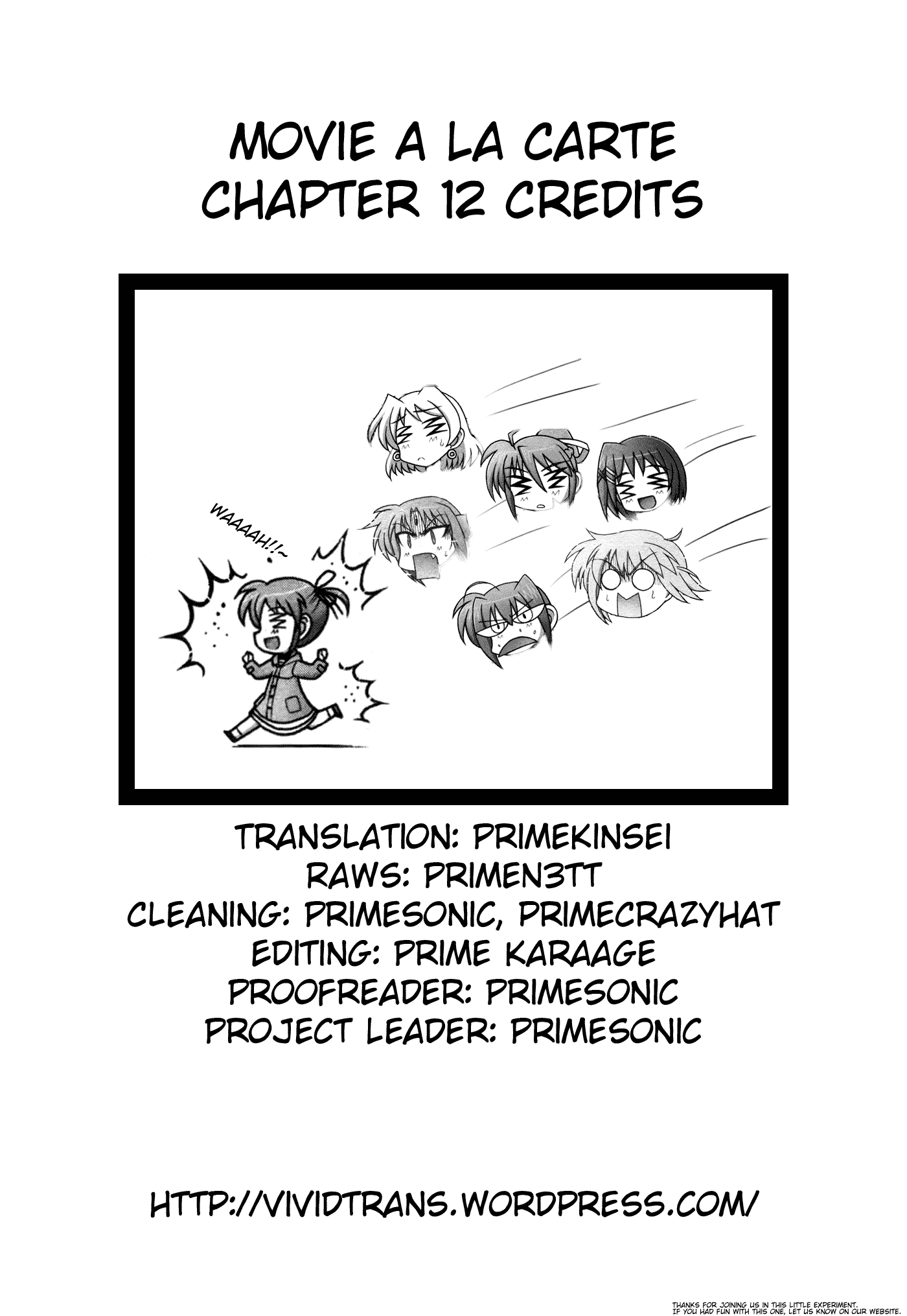 Mahou Shoujo Lyrical Nanoha: The Movie Comic a la Carte Chapter 12.2 page 17 - Chapter 12 v2 : Tsuzuki-Type Nanoha (With Translator Notes)