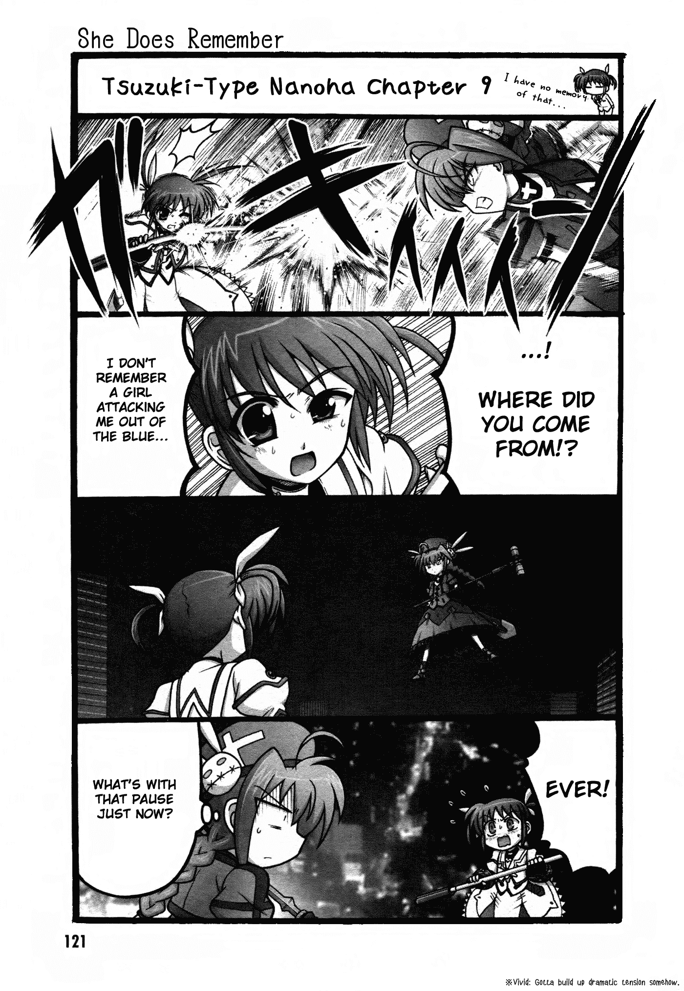 Mahou Shoujo Lyrical Nanoha: The Movie Comic a la Carte Chapter 12.2 page 3 - Chapter 12 v2 : Tsuzuki-Type Nanoha (With Translator Notes)