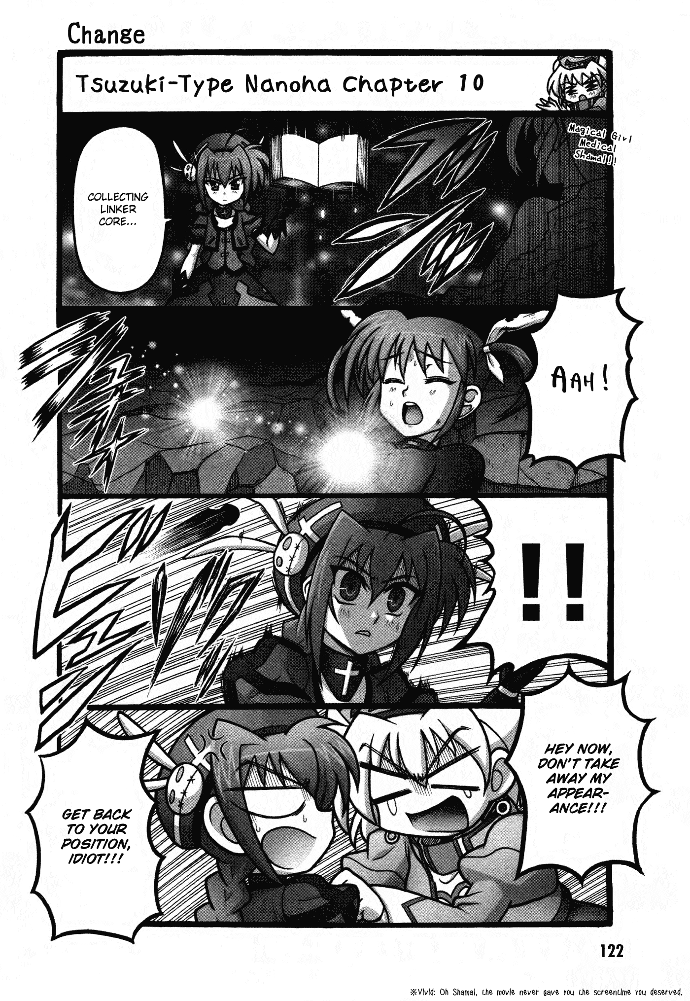 Mahou Shoujo Lyrical Nanoha: The Movie Comic a la Carte Chapter 12.2 page 4 - Chapter 12 v2 : Tsuzuki-Type Nanoha (With Translator Notes)