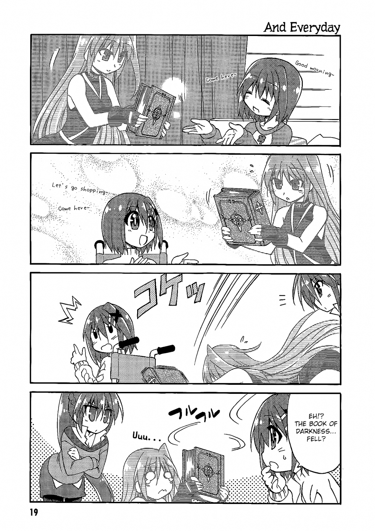 Mahou Shoujo Lyrical Nanoha: The Movie Comic a la Carte Chapter 2.2 page 3 - Chapter 2 v2 : Miss Will of the Book of Darkness, by SAKAKI Soujuurou