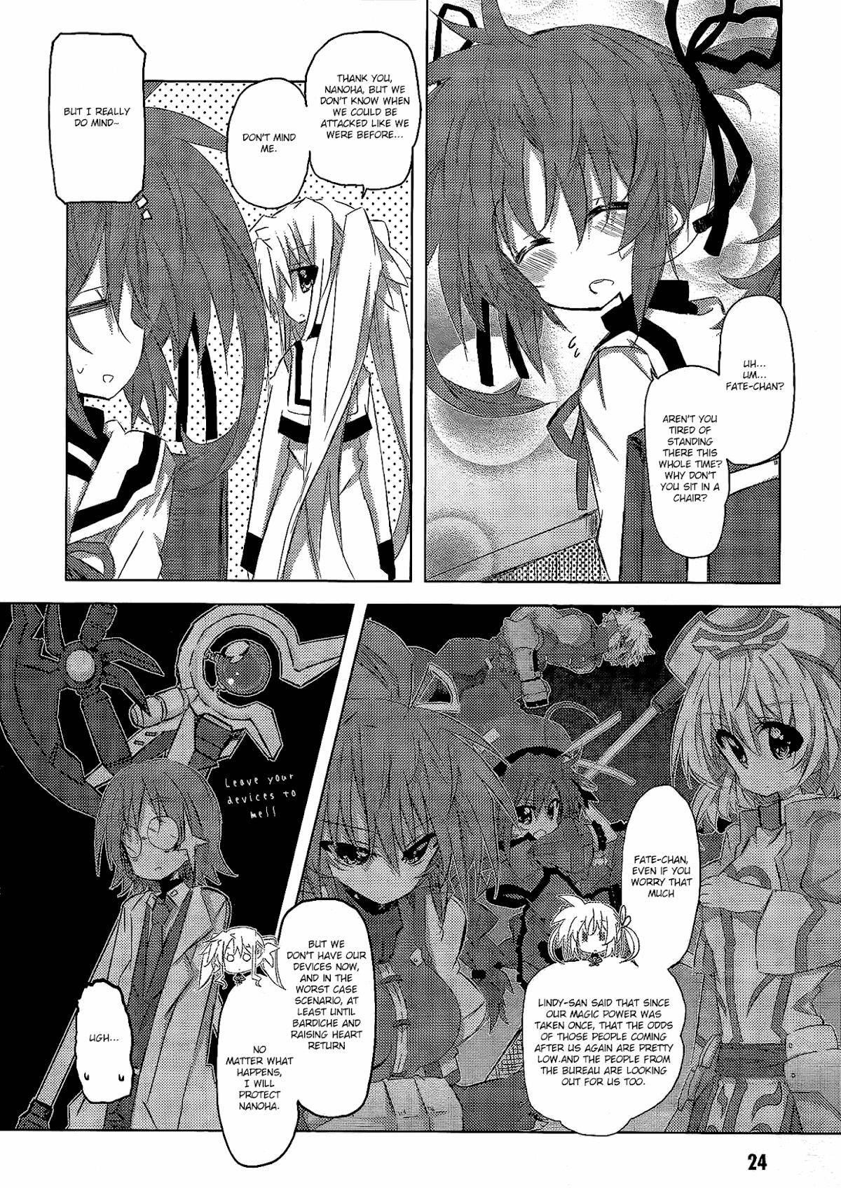 Mahou Shoujo Lyrical Nanoha: The Movie Comic a la Carte Chapter 3.2 page 4 - Chapter 3 v2 : If We're Together, by Ryu-min