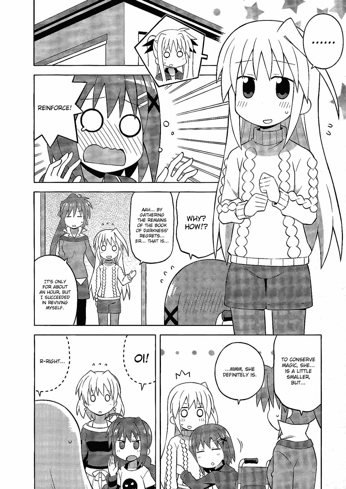 Mahou Shoujo Lyrical Nanoha: The Movie Comic a la Carte Chapter 5.2 page 4 - Chapter 5 v2 : Surpassing the Wind, by Neko Tofu