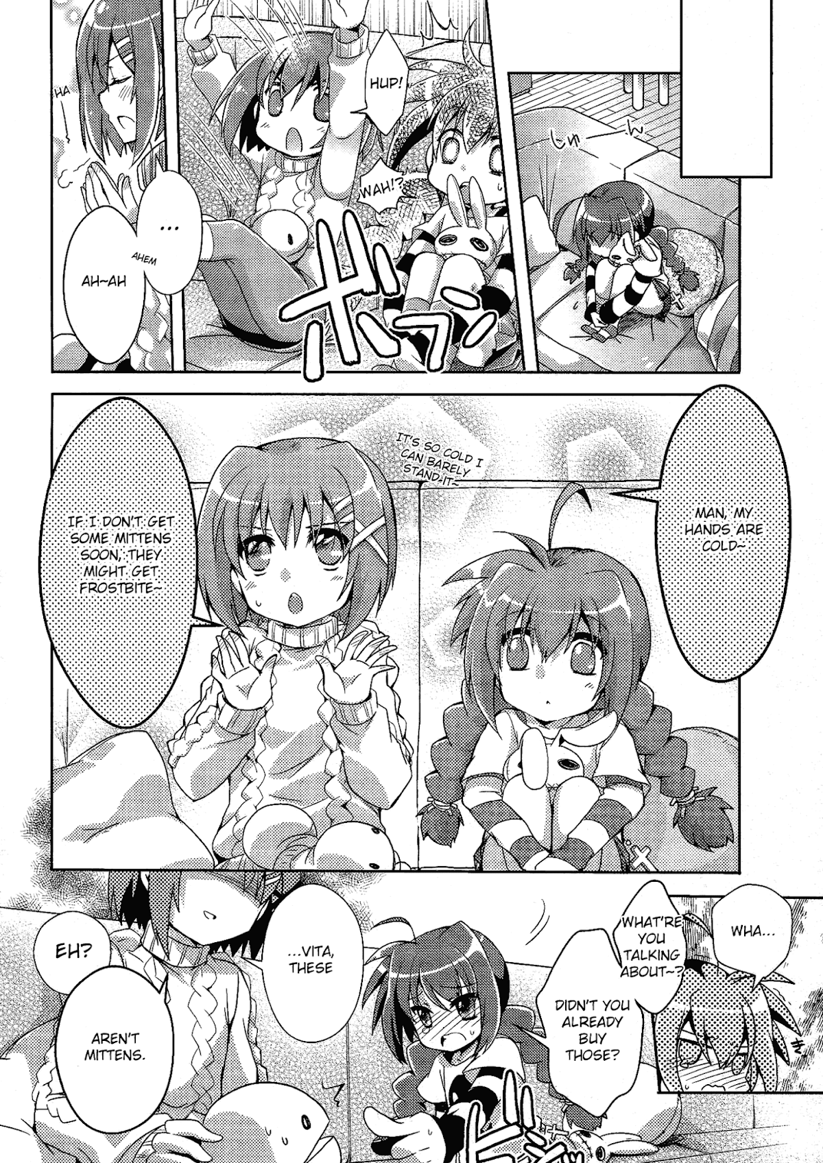 Mahou Shoujo Lyrical Nanoha: The Movie Comic a la Carte Chapter 7.2 page 4 - Chapter 7 v2 : Knitted Link, by Meki Meki
