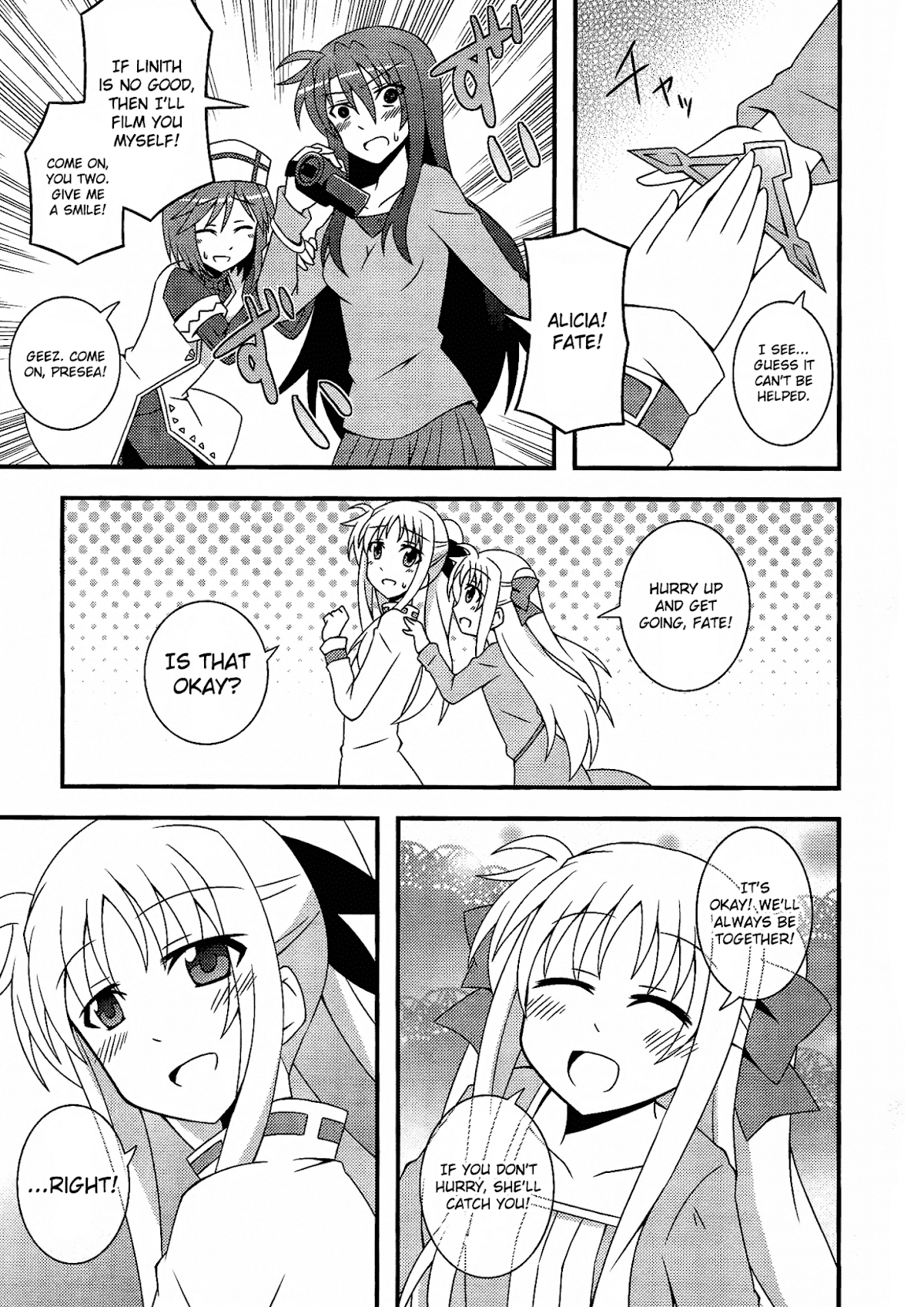Mahou Shoujo Lyrical Nanoha: The Movie Comic a la Carte Chapter 8.2 page 7 - Chapter 8 v2 : 'For Instance, That Dream World', by Asaeda Itsuki