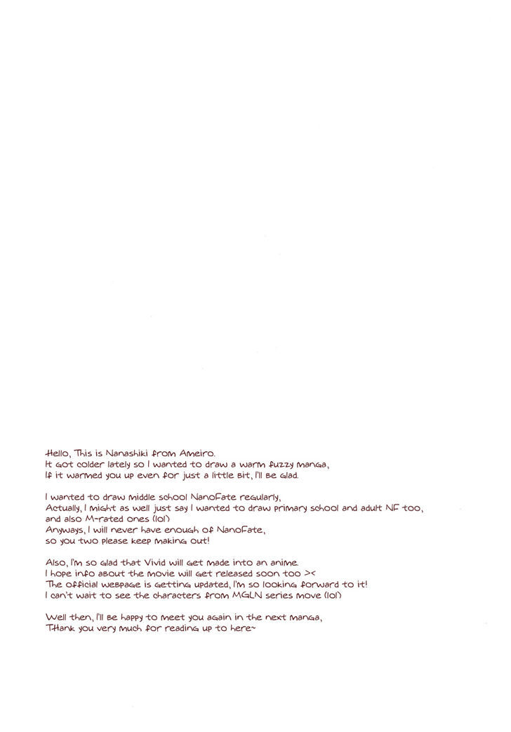 Mahou Shoujo Lyrical Nanoha - The Spell Which Makes Me Warm Chapter 1 page 17 - Chapter 1