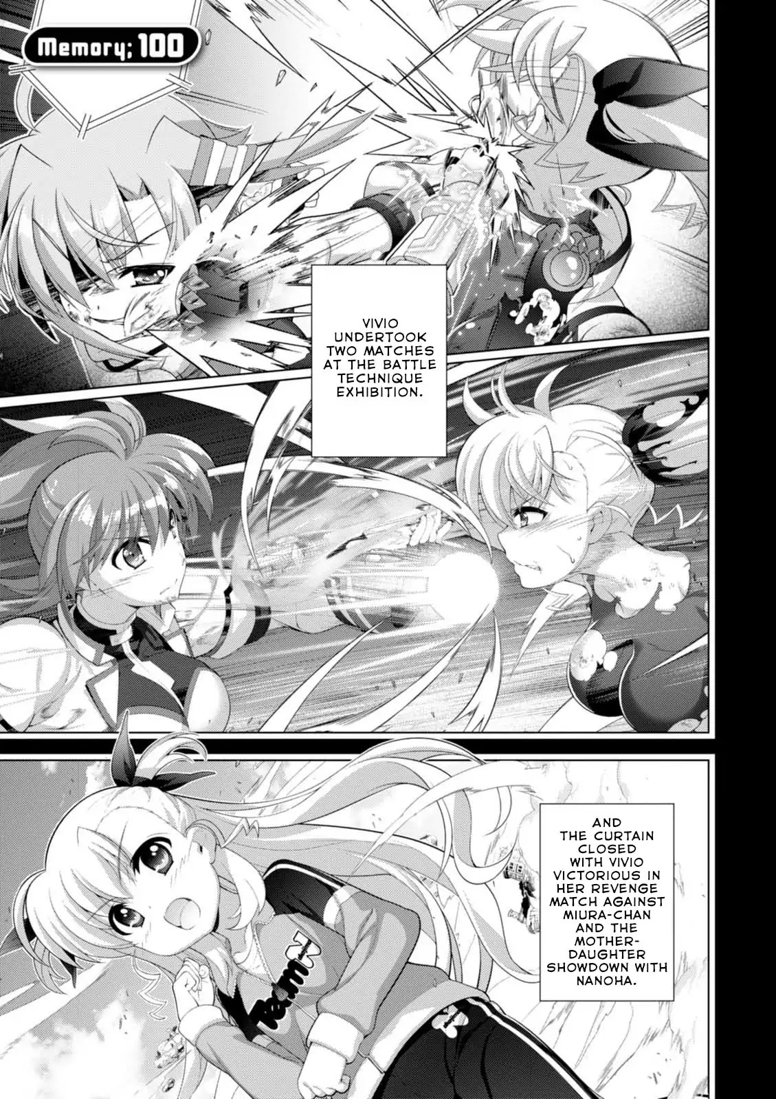 Mahou Shoujo Lyrical Nanoha Vivid Chapter 100 page 1 - Chapter 100: Hegemon Style Einhart Stratos