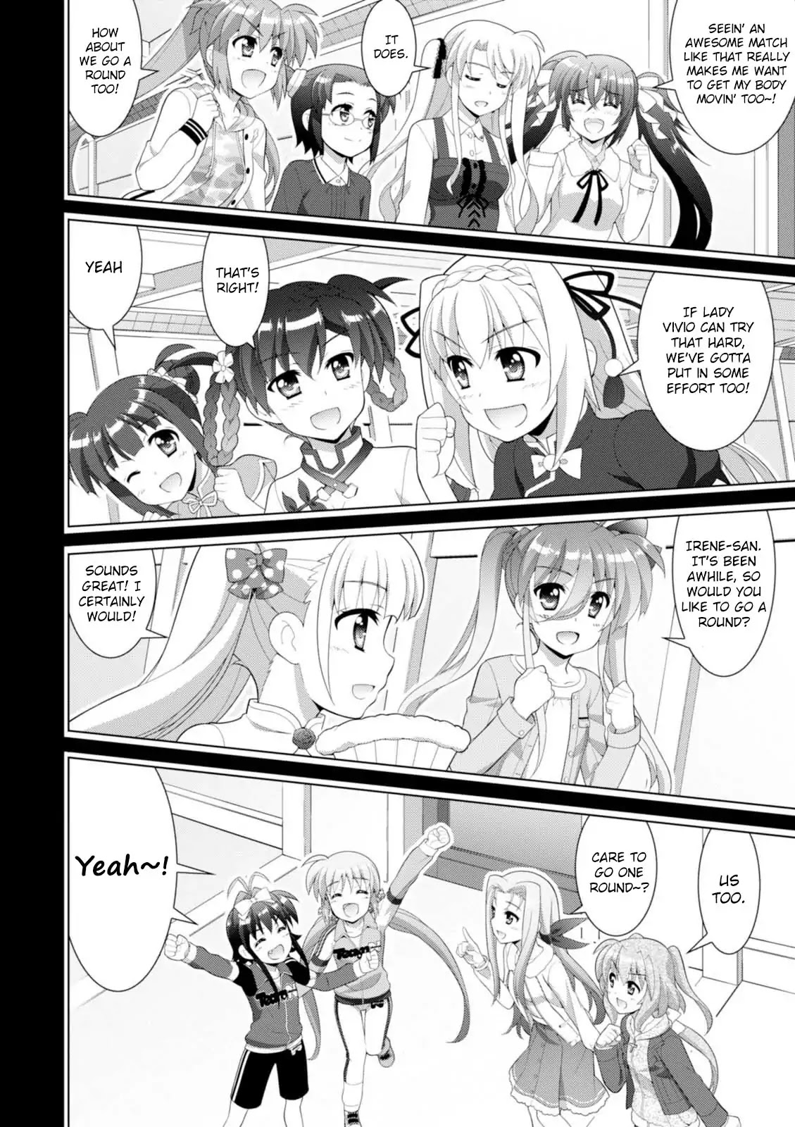 Mahou Shoujo Lyrical Nanoha Vivid Chapter 100 page 10 - Chapter 100: Hegemon Style Einhart Stratos