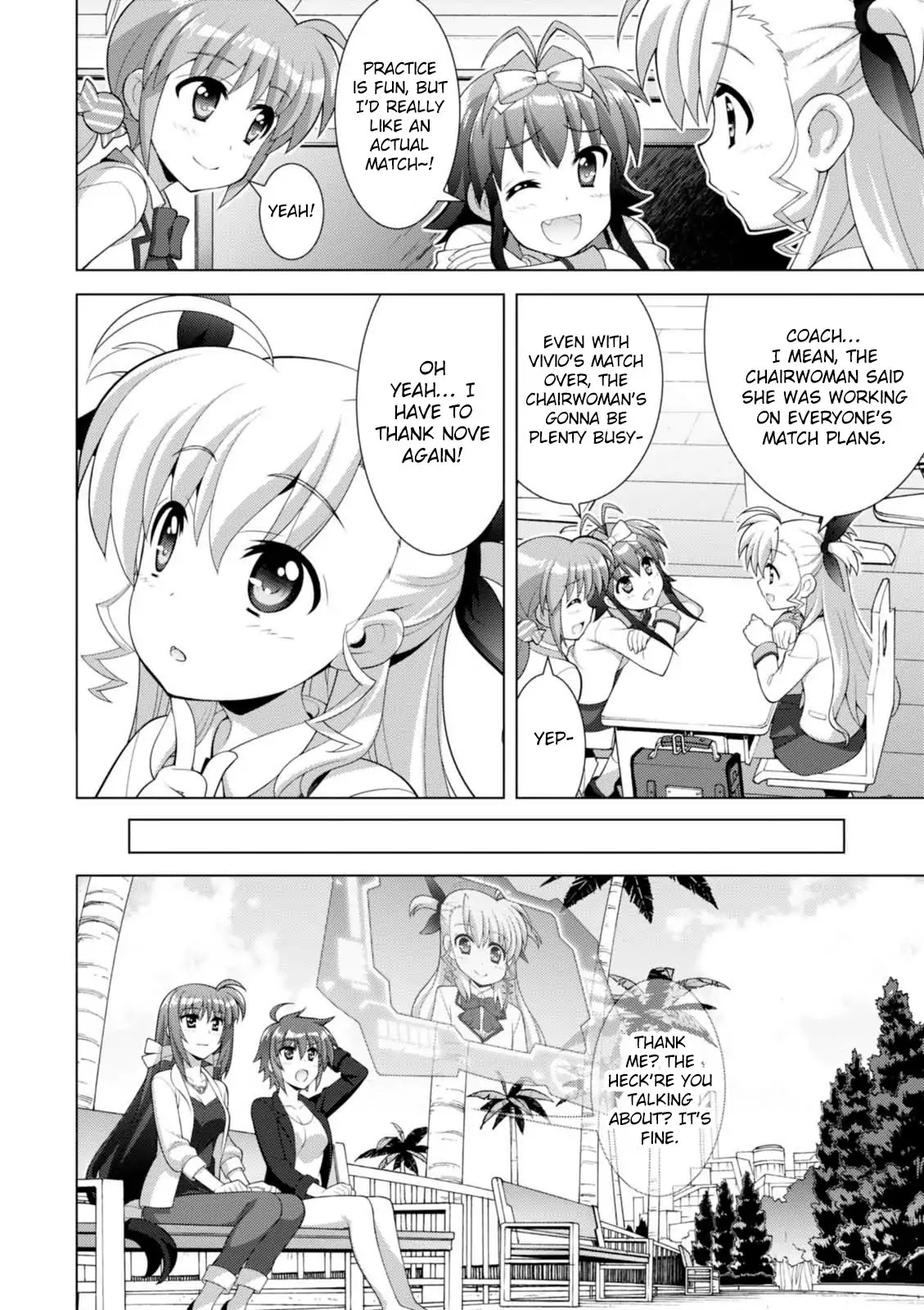 Mahou Shoujo Lyrical Nanoha Vivid Chapter 100 page 12 - Chapter 100: Hegemon Style Einhart Stratos