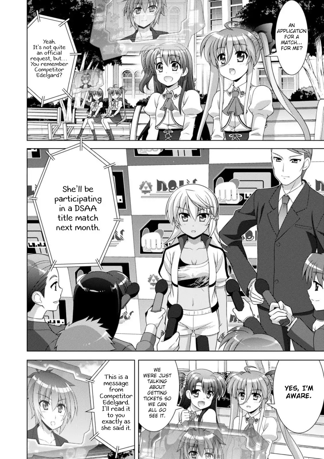 Mahou Shoujo Lyrical Nanoha Vivid Chapter 100 page 14 - Chapter 100: Hegemon Style Einhart Stratos