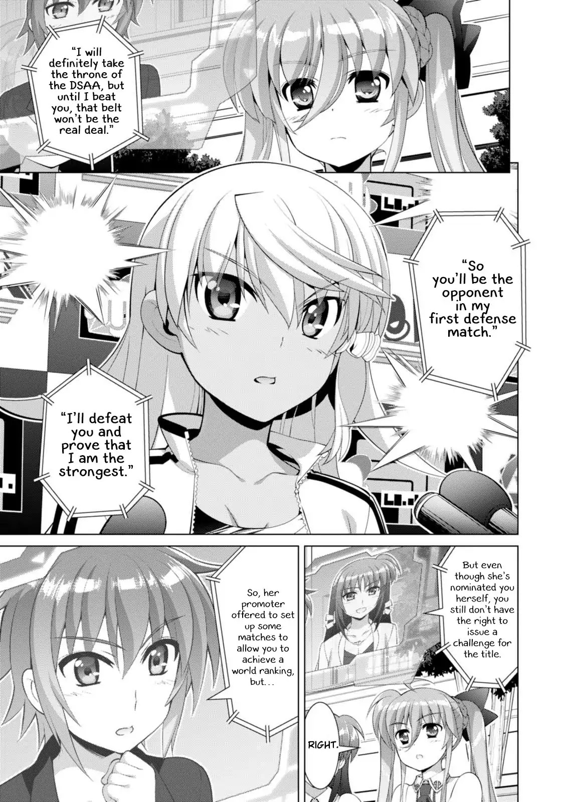 Mahou Shoujo Lyrical Nanoha Vivid Chapter 100 page 15 - Chapter 100: Hegemon Style Einhart Stratos
