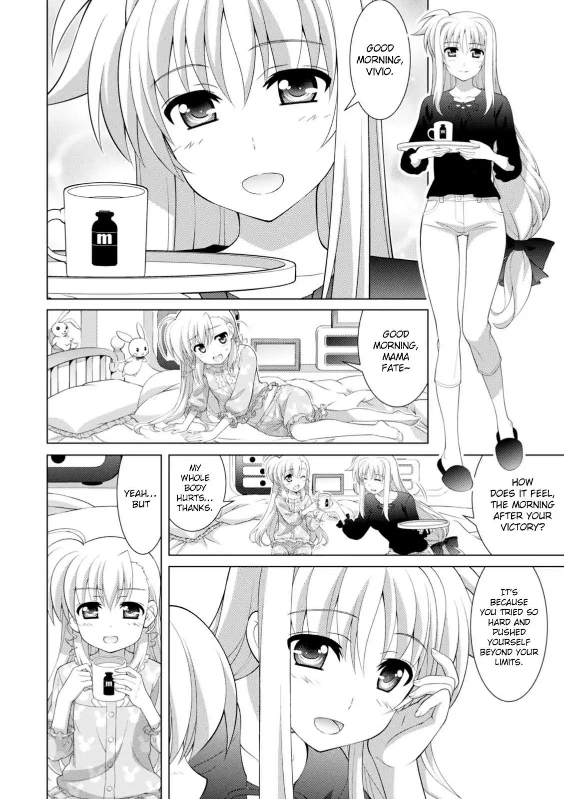 Mahou Shoujo Lyrical Nanoha Vivid Chapter 100 page 4 - Chapter 100: Hegemon Style Einhart Stratos
