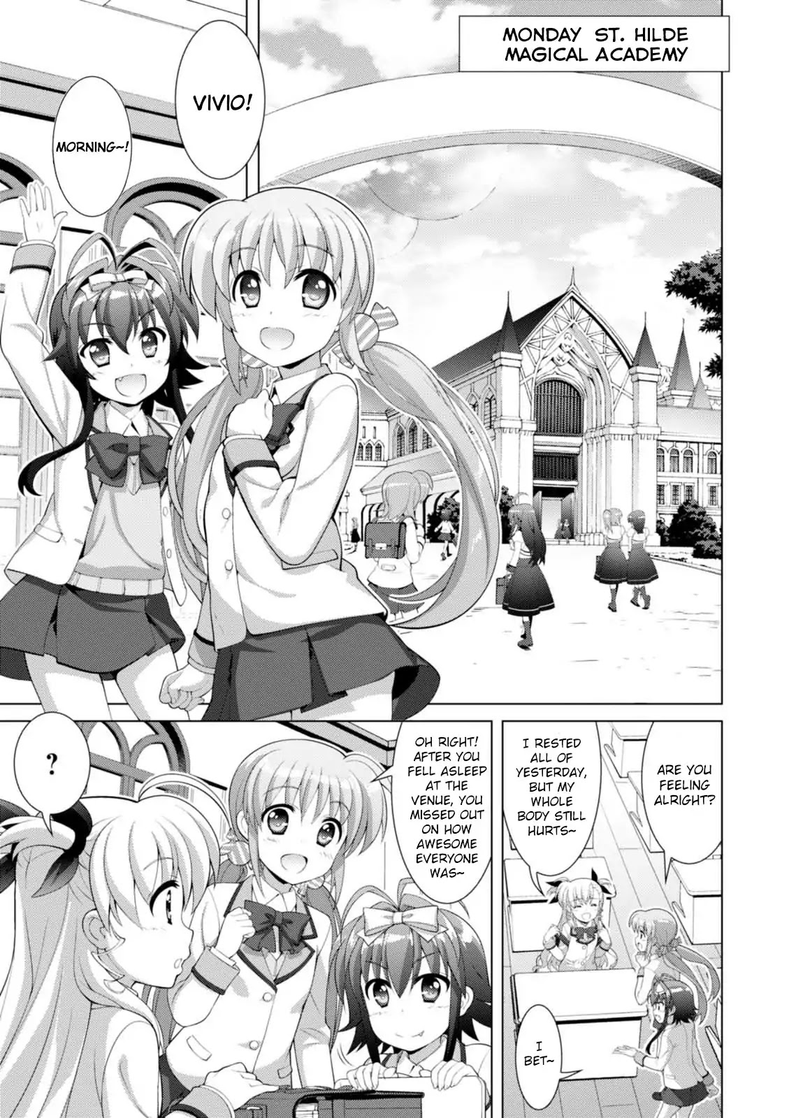 Mahou Shoujo Lyrical Nanoha Vivid Chapter 100 page 9 - Chapter 100: Hegemon Style Einhart Stratos