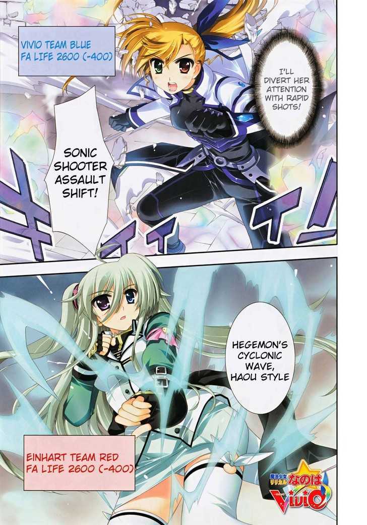 Mahou Shoujo Lyrical Nanoha Vivid Chapter 13 page 1 - Chapter 13 : Match Up Duel