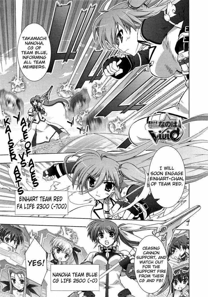 Mahou Shoujo Lyrical Nanoha Vivid Chapter 14 page 1 - Chapter 14 : Unchain Knuckle