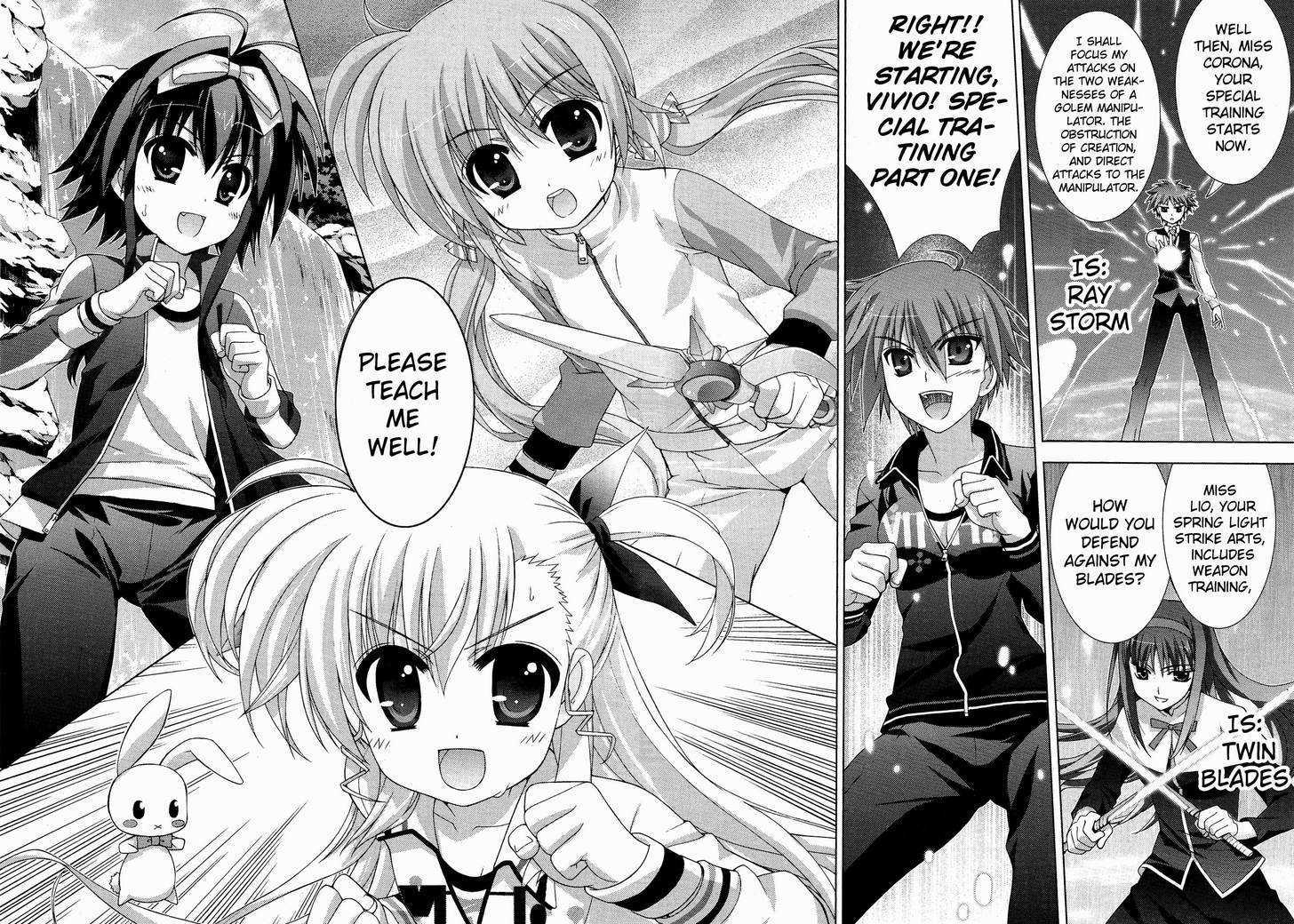 Mahou Shoujo Lyrical Nanoha Vivid Chapter 20 page 18 - Chapter 20 : Secret Training!