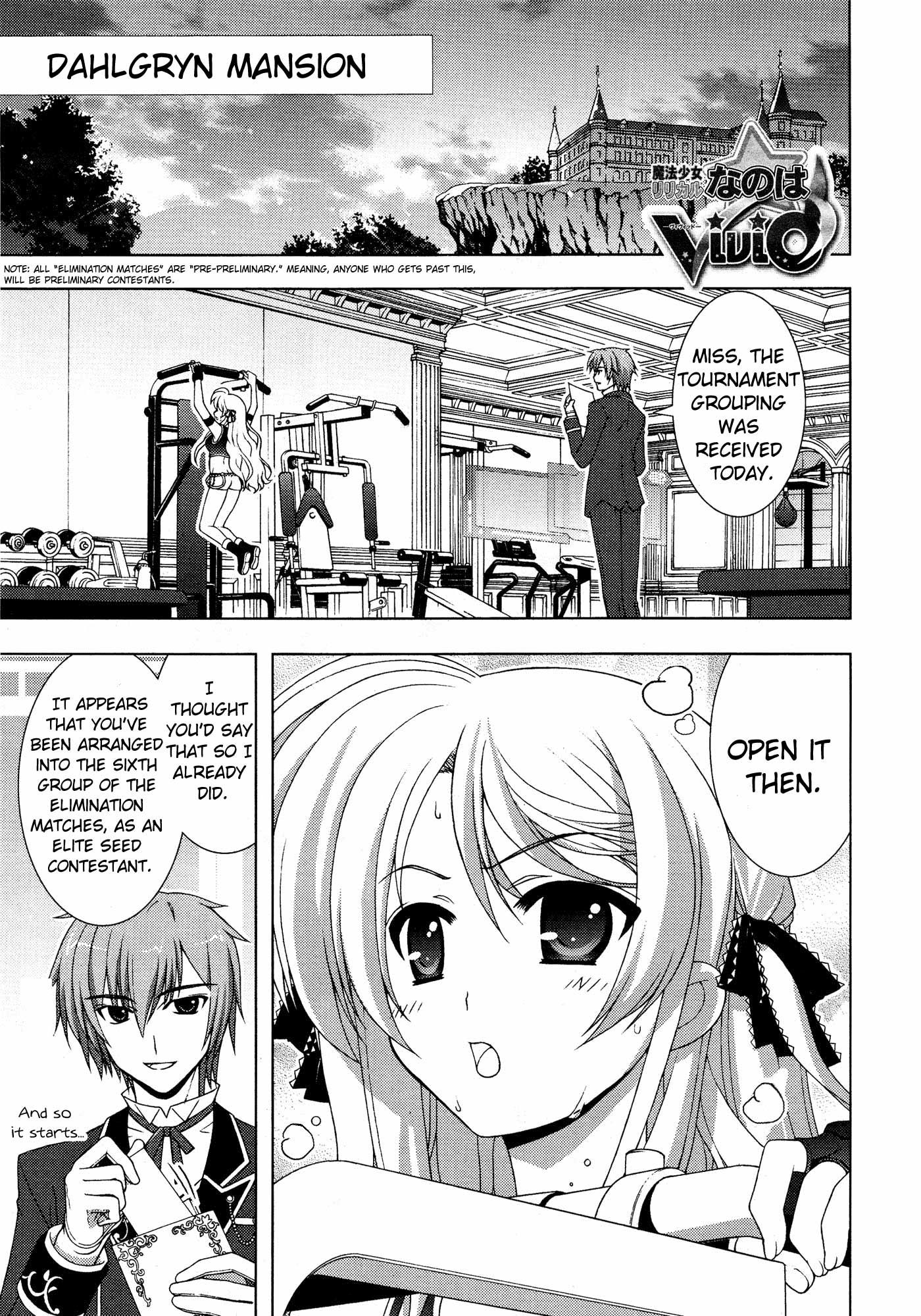Mahou Shoujo Lyrical Nanoha Vivid Chapter 21 page 1 - Chapter 21 : Elimination Matches!