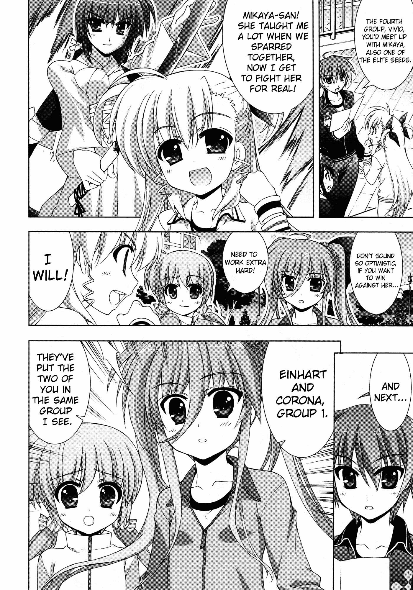 Mahou Shoujo Lyrical Nanoha Vivid Chapter 21 page 10 - Chapter 21 : Elimination Matches!
