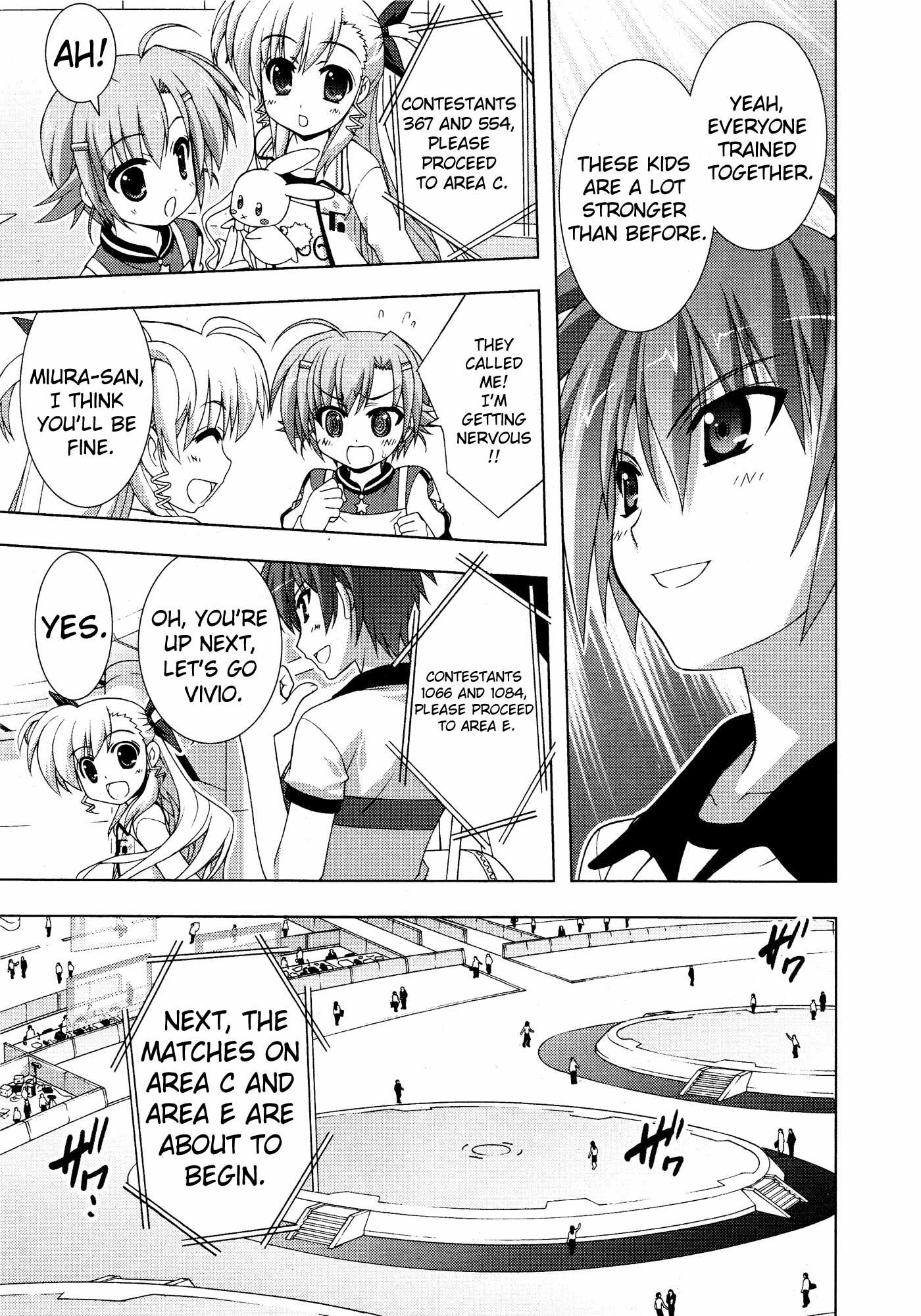 Mahou Shoujo Lyrical Nanoha Vivid Chapter 21 page 23 - Chapter 21 : Elimination Matches!