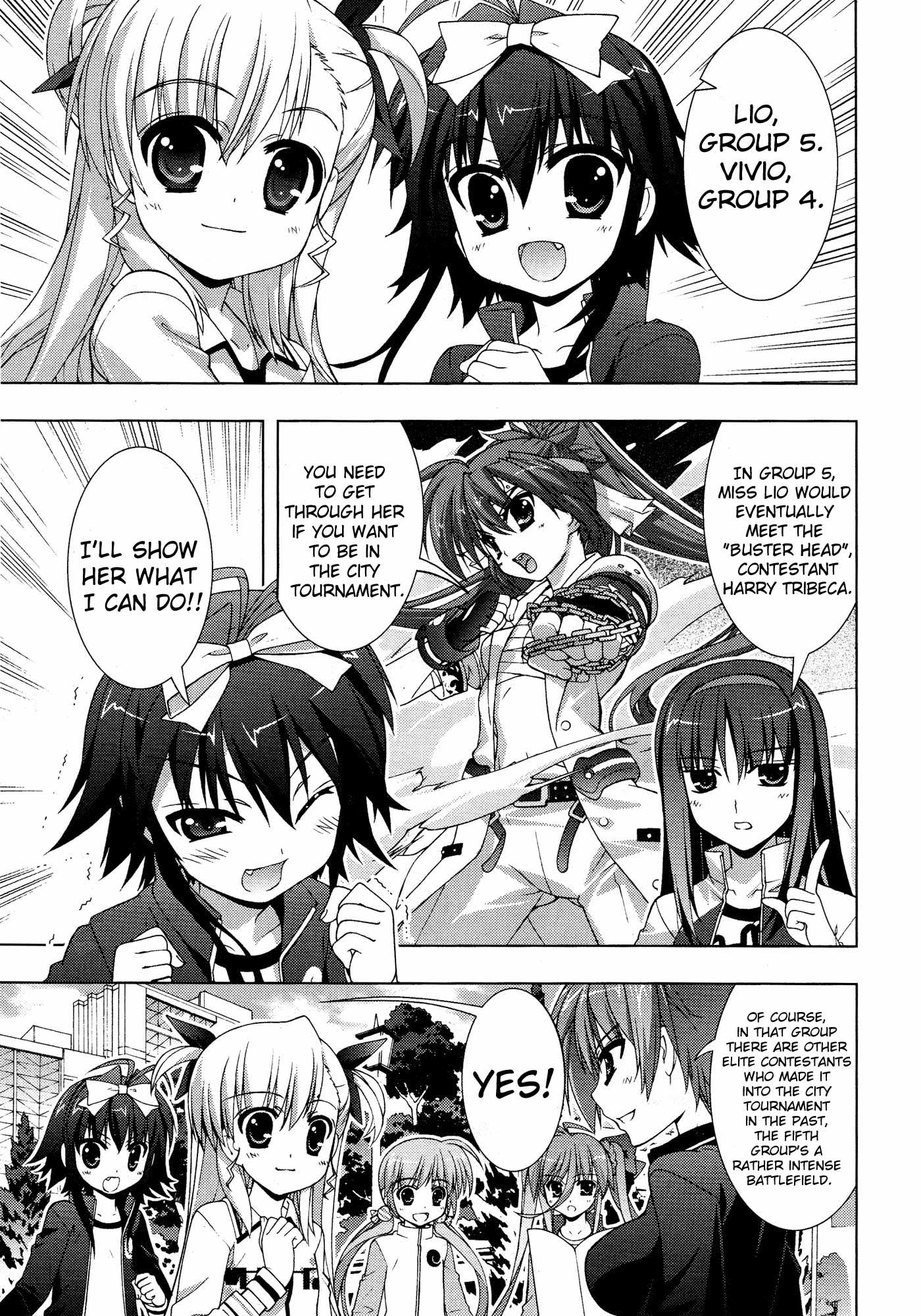 Mahou Shoujo Lyrical Nanoha Vivid Chapter 21 page 9 - Chapter 21 : Elimination Matches!